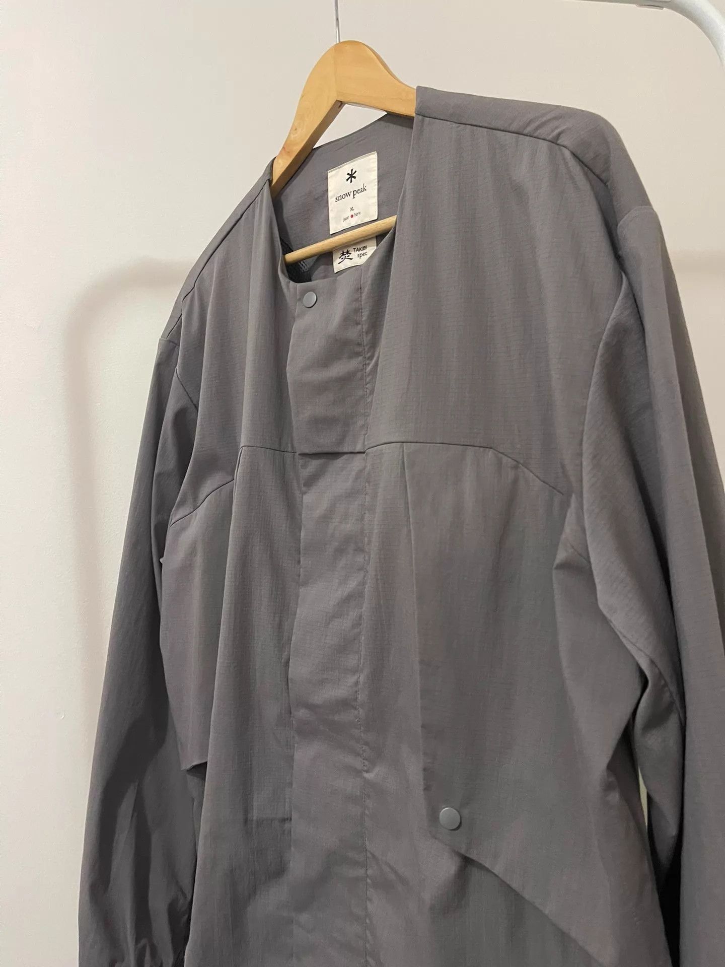 Snow Peak Snow Peak TAKIBI Kimono FR Tear Resistant Gray XL Jacket Size US XL / EU 56 / 4 - 2 Thumbnail