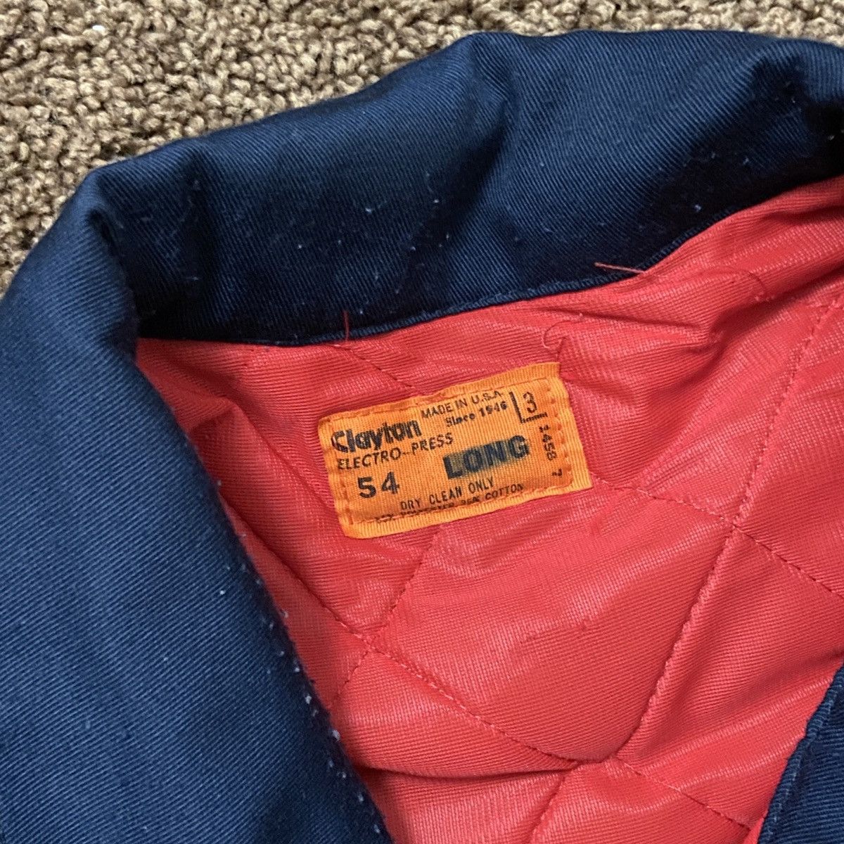 Vintage Work Jacket Made In USA Navy Size US L / EU 52-54 / 3 - 5 Thumbnail