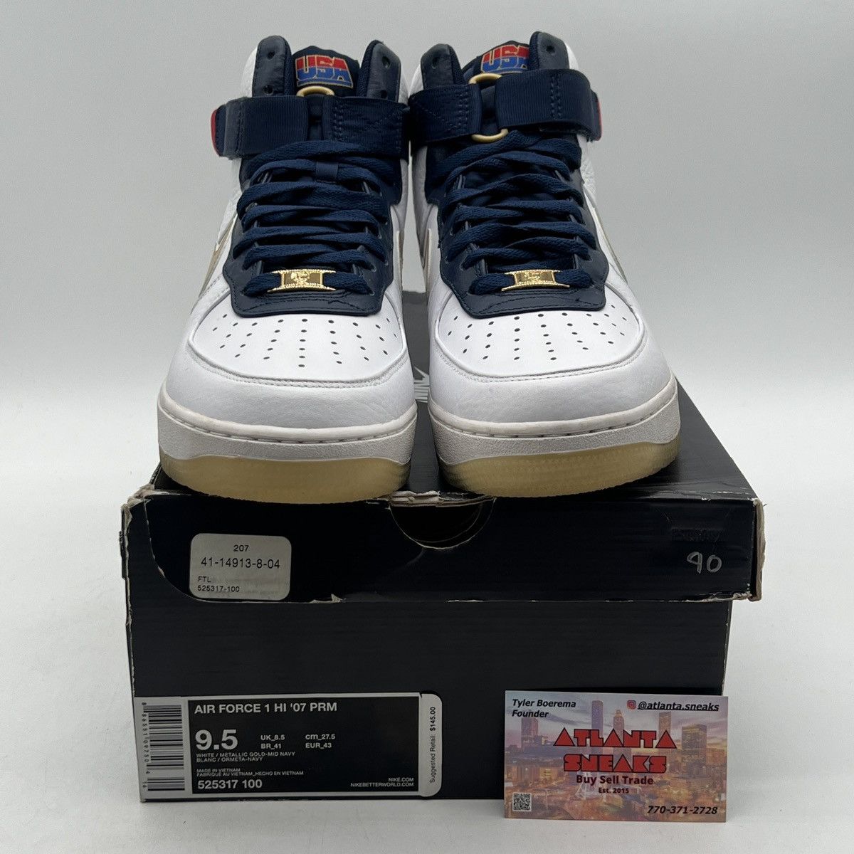 Nike Air Force 1 high USA Olympic Size US 9.5 / EU 42-43 - 2 Thumbnail