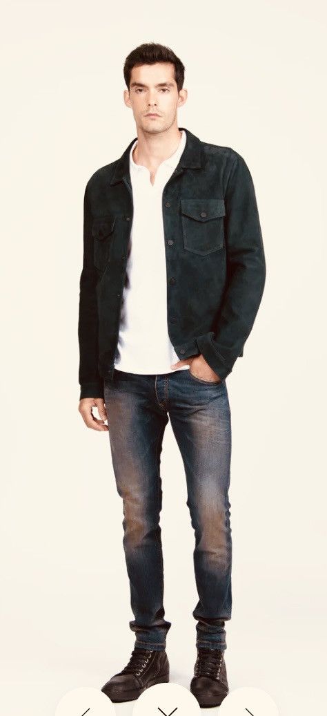 Tom Ford ARI SOHO Suede Collin Jacket $2,995 Retail Size US M / EU 48-50 / 2 - 10 Thumbnail