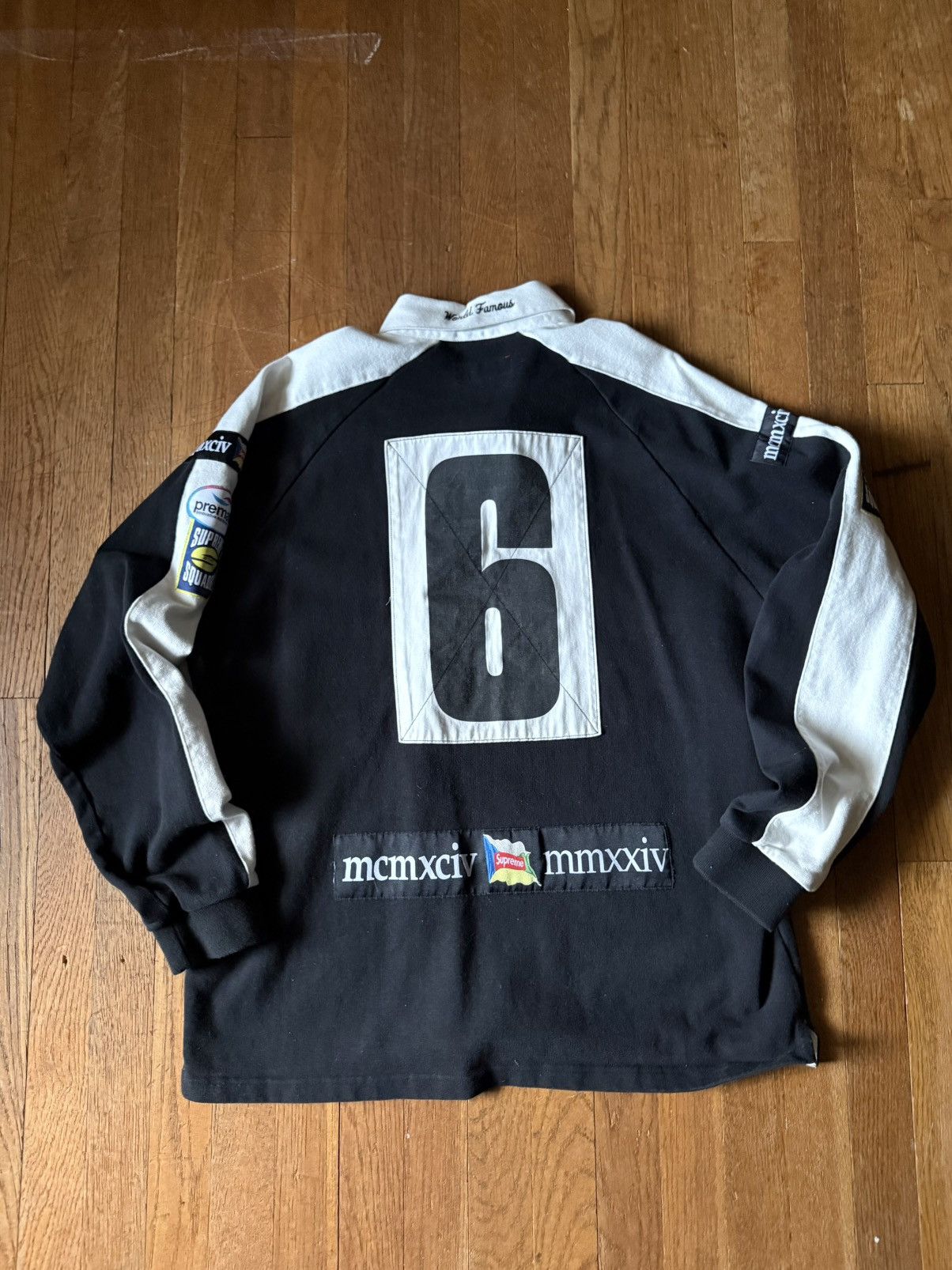 Supreme Supreme Chest Stripe Rugby in black Size US M / EU 48-50 / 2 - 3 Thumbnail