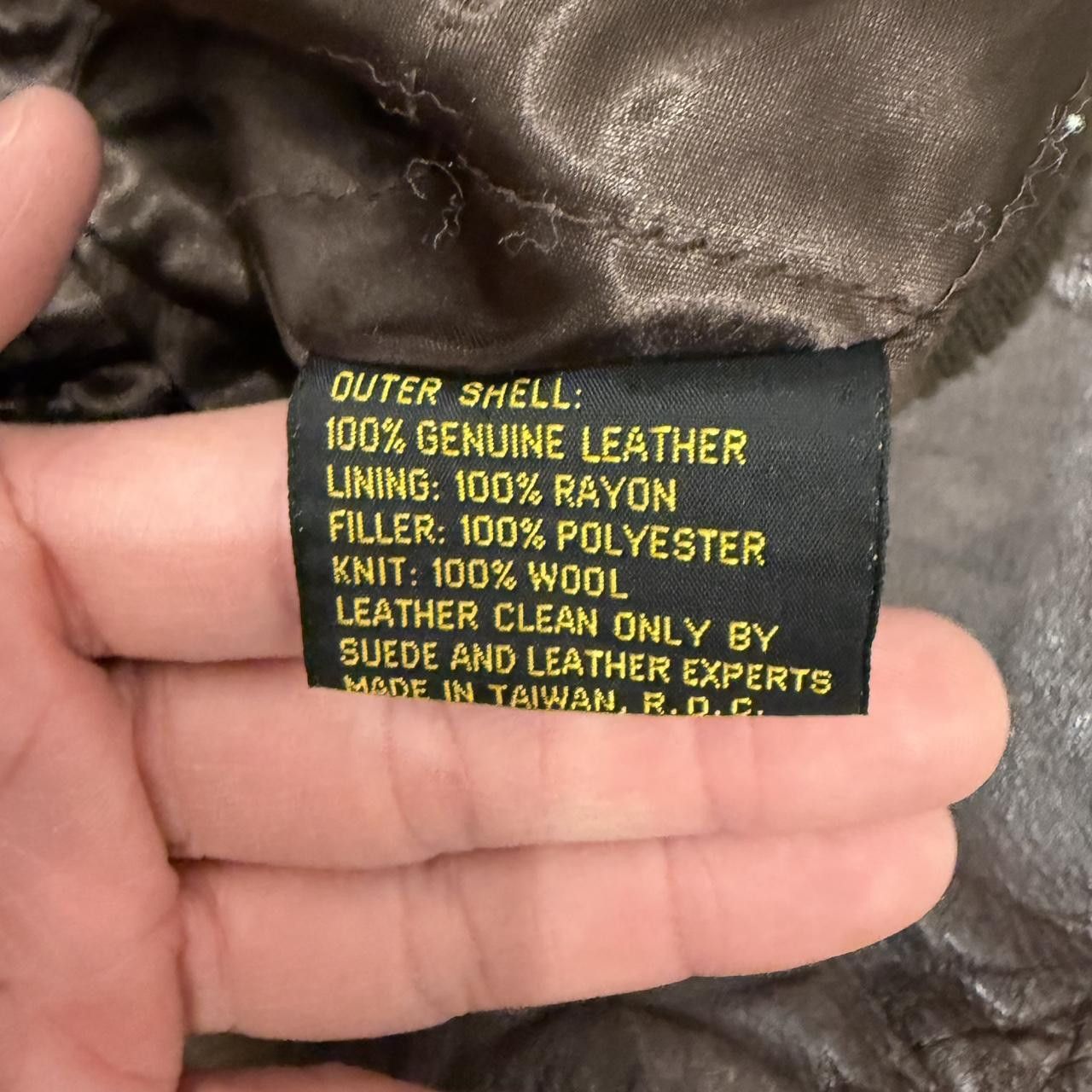 Nordstrom Vintage 70s Nordstrom Leather Flight Jacket A-2 Style Bomber Size US L / EU 52-54 / 3 - 4 Thumbnail
