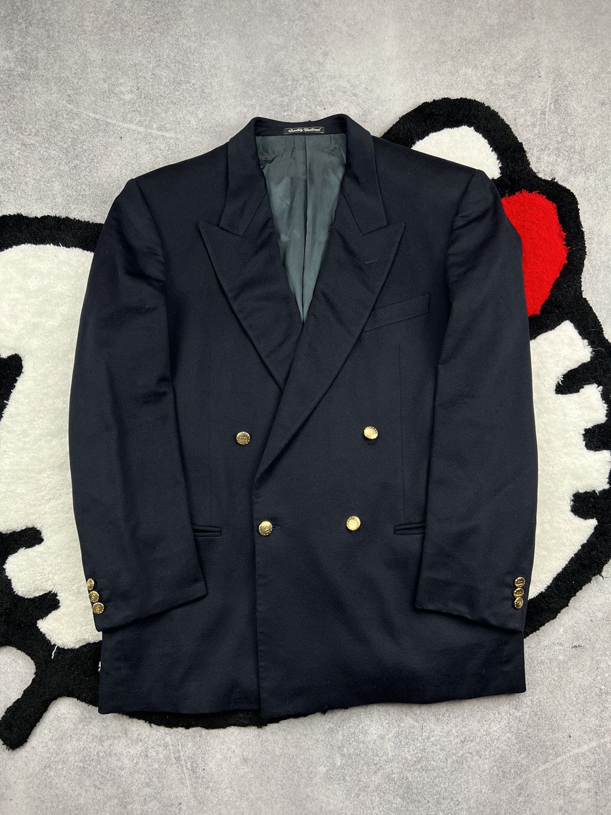 Valentino Valentino Wool Lana Italy Old Money Luxury Buisness Blazer Size 52R - 1 Thumbnail