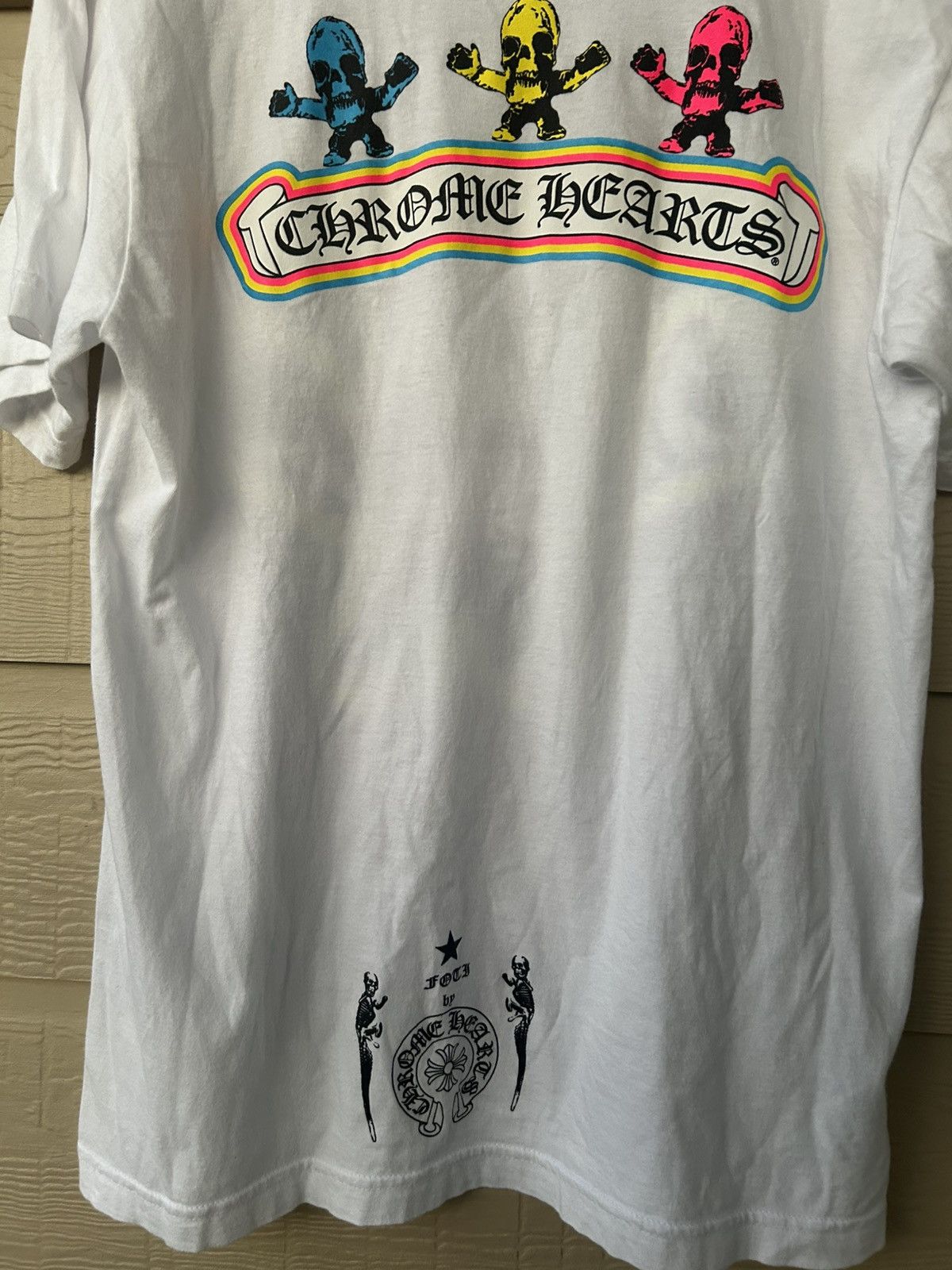 NEW CHROME HEARTS FOTI HARRIS SKULL TEE