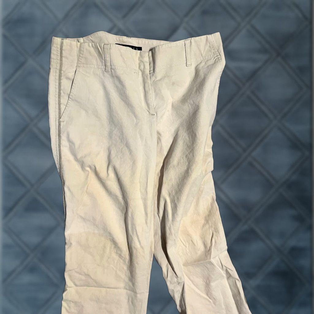 Theory Theory Beige Pants Cropped Size 8 Womens Adult Women Pants Crop Straight Front Flat Modern 8 Beige Size 30" / US 8 / IT 44 - 1 Thumbnail