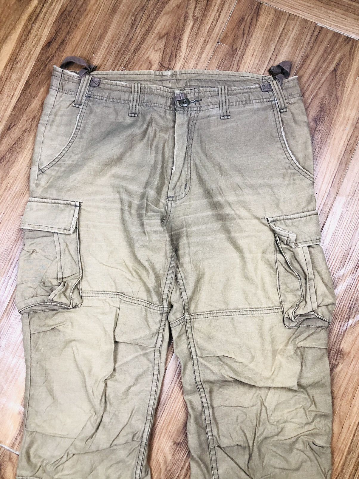 Japanese Brand Jungle Storm Tactical Cargo Pants Streetwear Style (40) Size US 36 / EU 52 - 3 Thumbnail