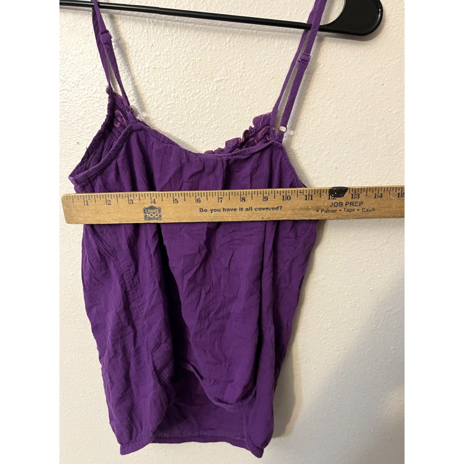 Old Navy Old Navy Tank Top Denim Boho Purple Small Women Sleeveless Spaghetti Strap V-Neck Bohemian/Peasant Shirt, Regular Fit Size S / US 4 / IT 40 - 5 Thumbnail