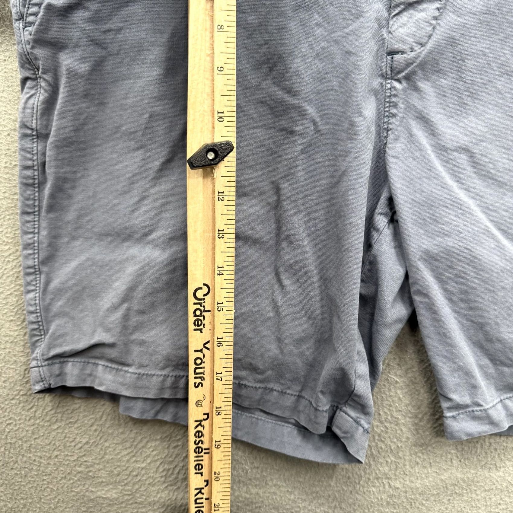 johnnie-O johnnie-O Shorts Mens 38 Blue Chino Stretch 8 Inseam Casual Cotton Summer Size US 38 / EU 54 - 5 Thumbnail