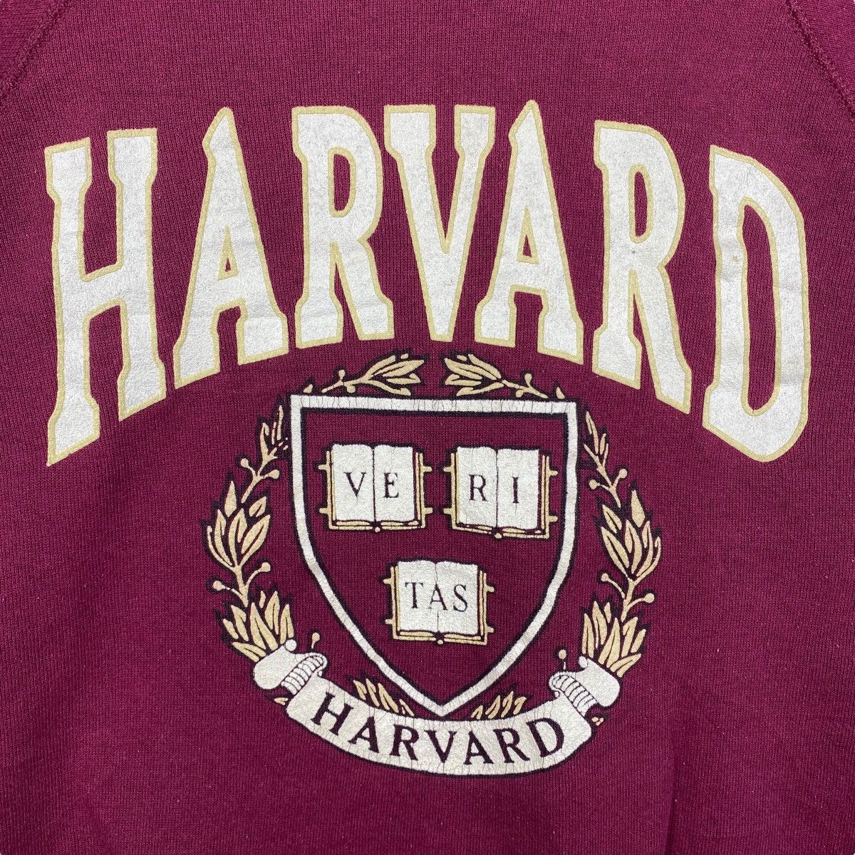 Vintage Vintage 80's HAVARD UNIVERSITY Veritas Graphic Crewneck Size US M / EU 48-50 / 2 - 2 Thumbnail