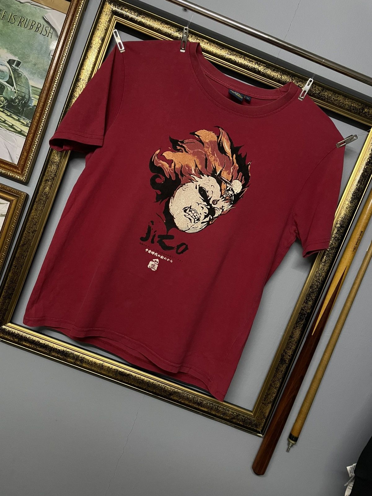 Designer × Japanese Brand × Vintage Vintate 90s Japan Designer Jizo-Bosatsu Mad Skull Head Tee Size US M / EU 48-50 / 2 - 3 Thumbnail