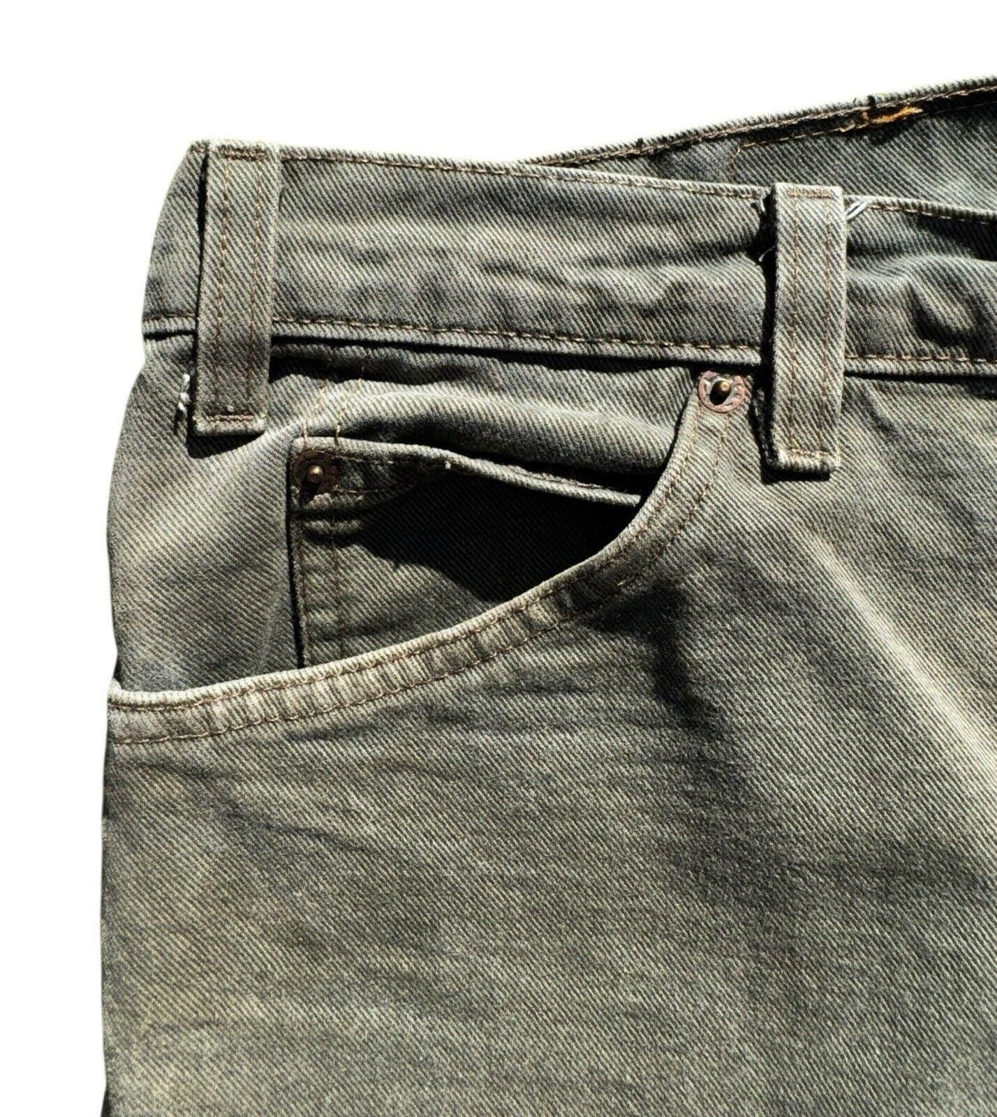 Levi's Vintage Levis 550 90s Orange Tab Moss Green Jeans 38x30 Size US 38 / EU 54 - 7 Thumbnail