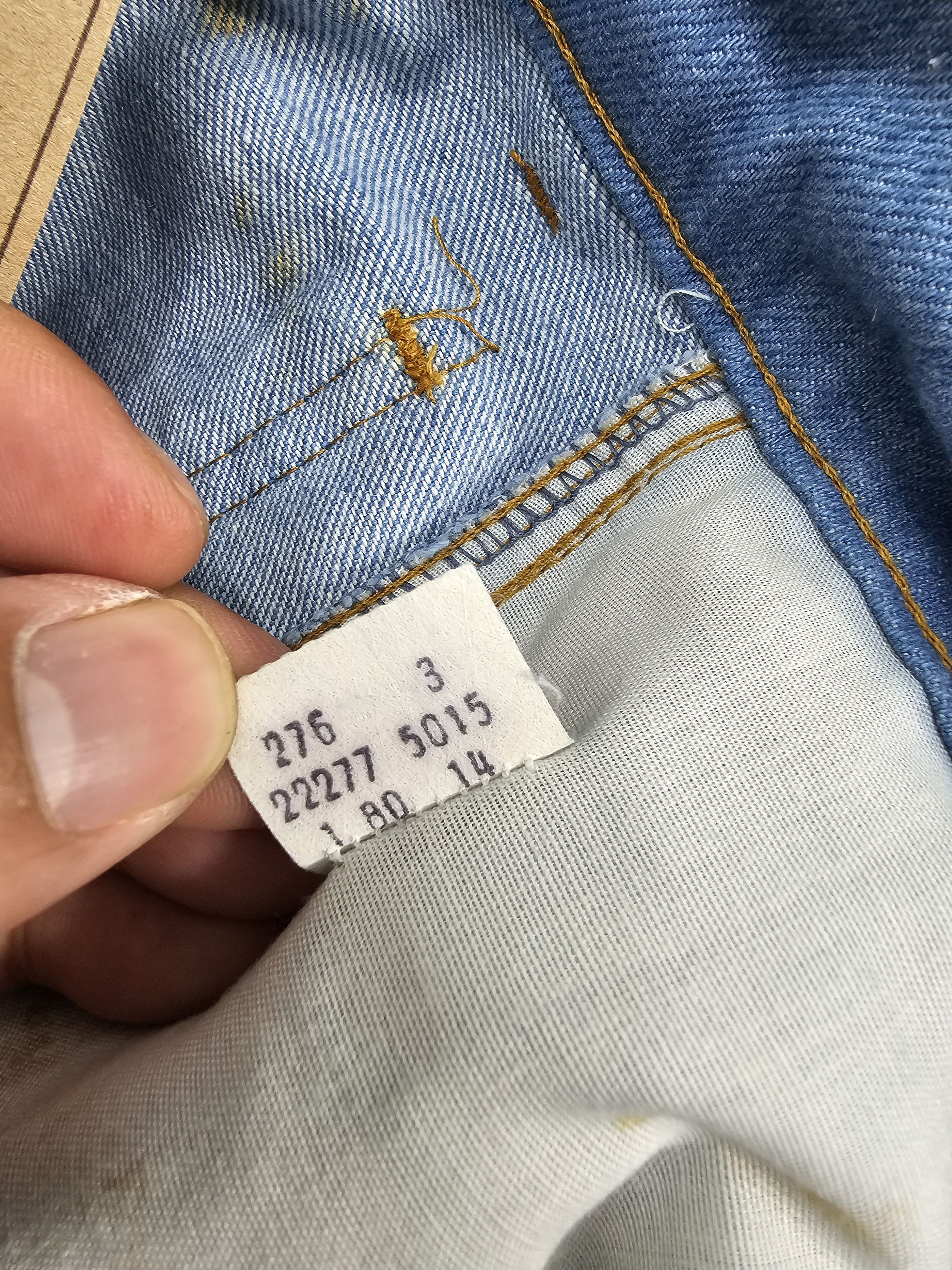 Levi's Vintage Clothing Vtg 70's LEVIS Boot Cut Flare Bleach Jeans Made In USA L0553 Size US 28 / EU 44 - 14 Thumbnail