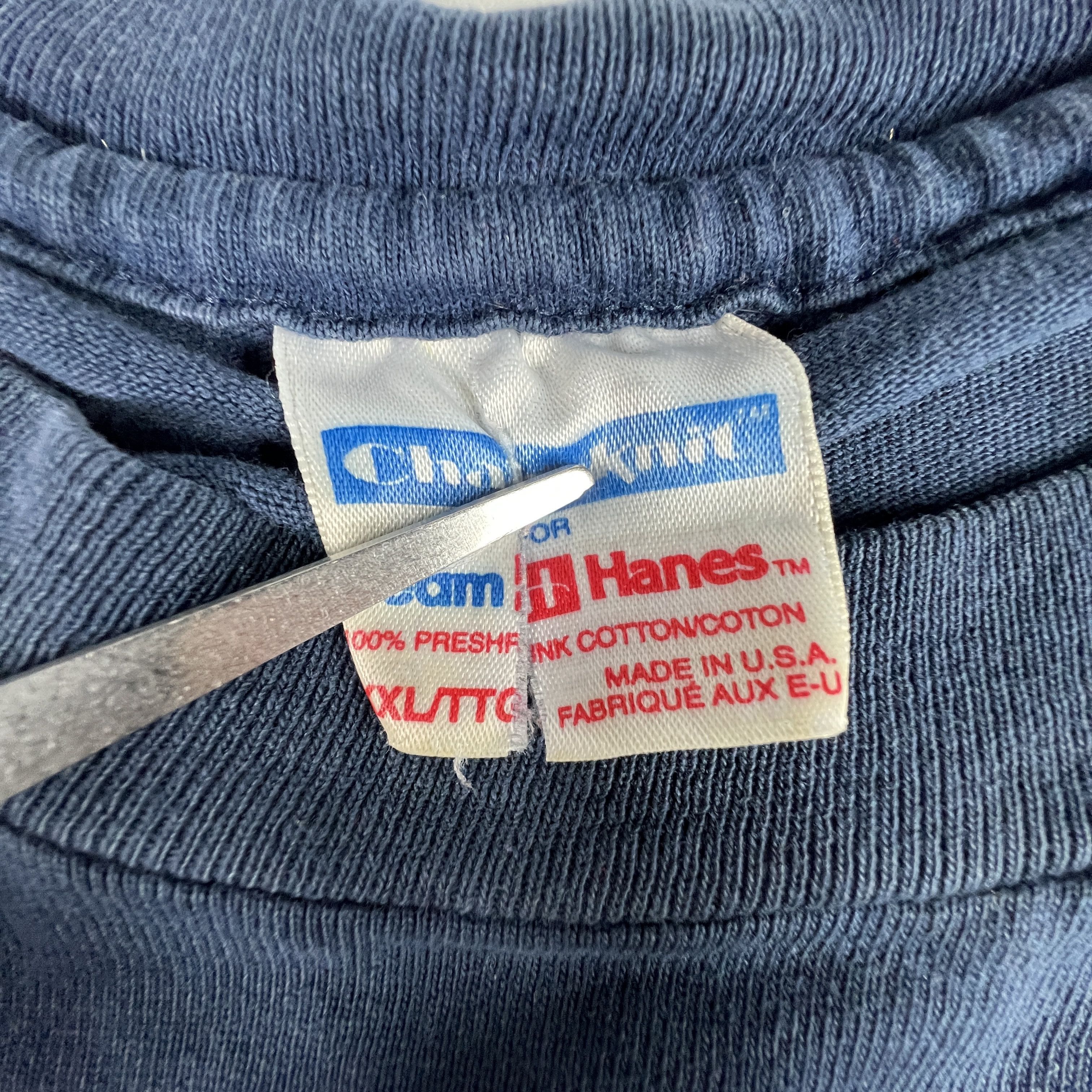 Hanes × NCAA × Vintage VTG 90s Syracuse Orangemen Shirt Faded Single Stitch Tee Size US XXL / EU 58 / 5 - 8 Thumbnail