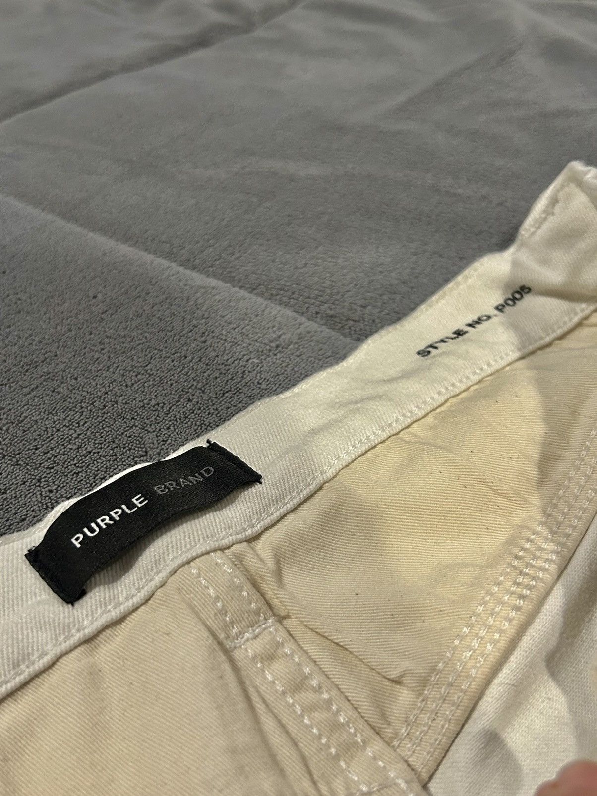 Purple Brand Purple Brand P001 Leathered White Size US 30 / EU 46 - 3 Thumbnail