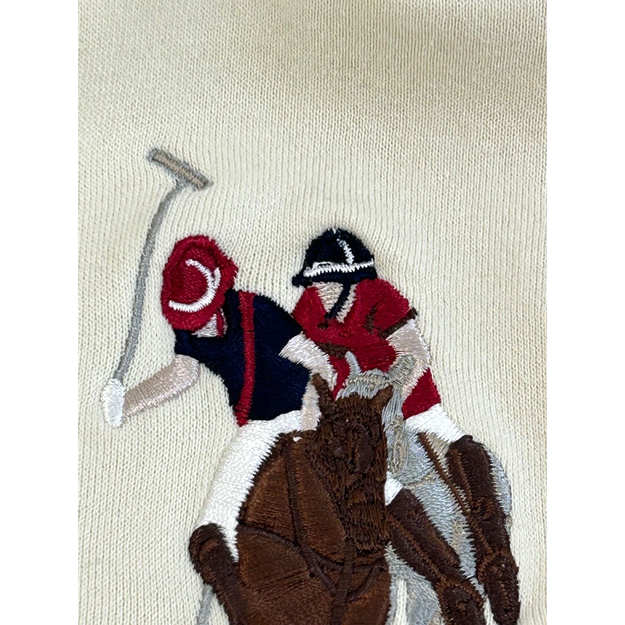 U.S. Polo Assn. U.S. Polo Assn. Men’s Vtg Hoodie Cream M Long Sleeve Embroi Size US M / EU 48-50 / 2 - 13 Thumbnail