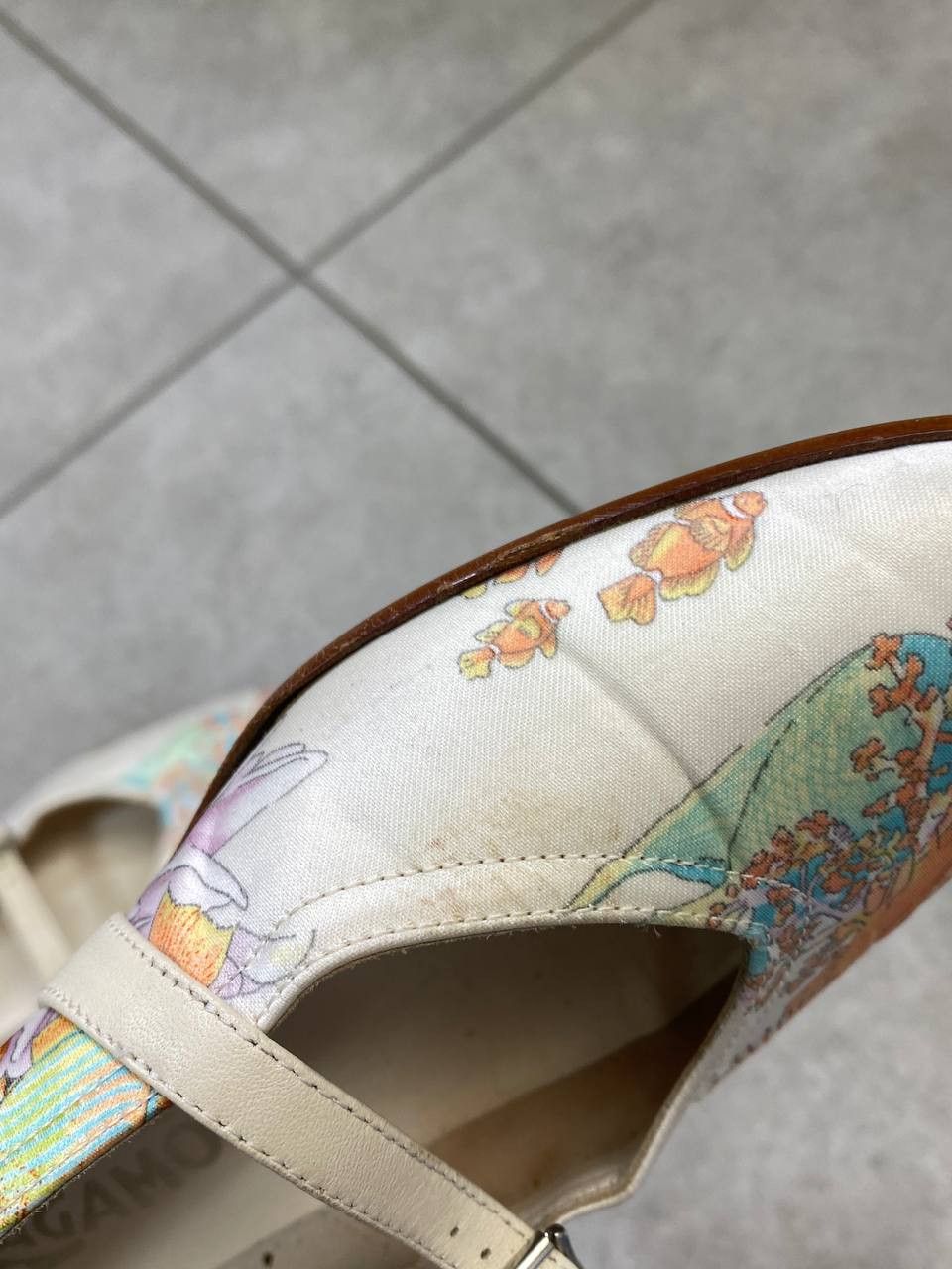 Salvatore Ferragamo Vintage Salvatore Ferragamo Sea Pattern Ballet Flats Shoes Size US 6 / IT 36 - 12 Thumbnail