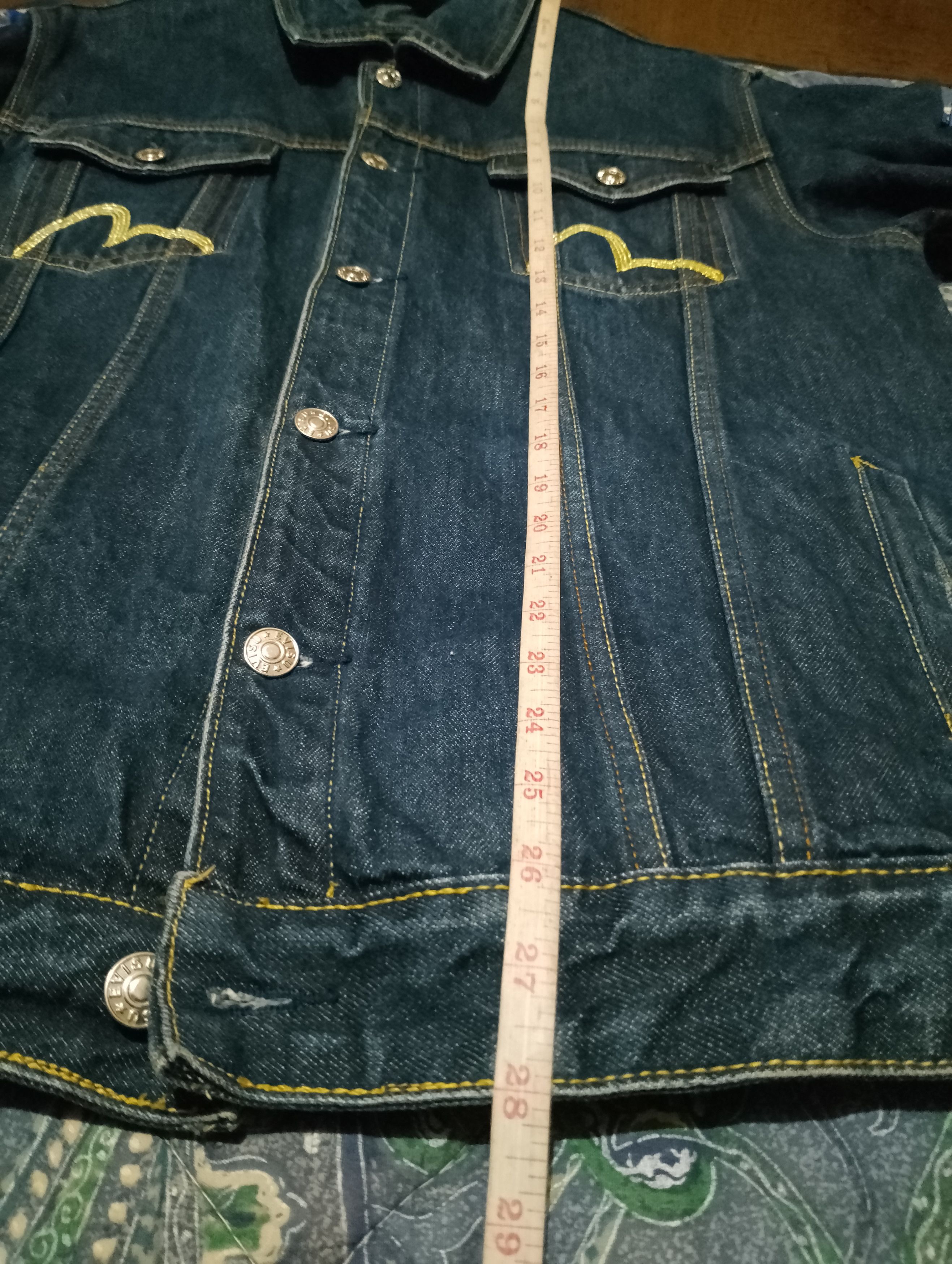 Evisu × Japanese Brand Evisu Denim Jacket Size US XXL / EU 58 / 5 - 14 Thumbnail