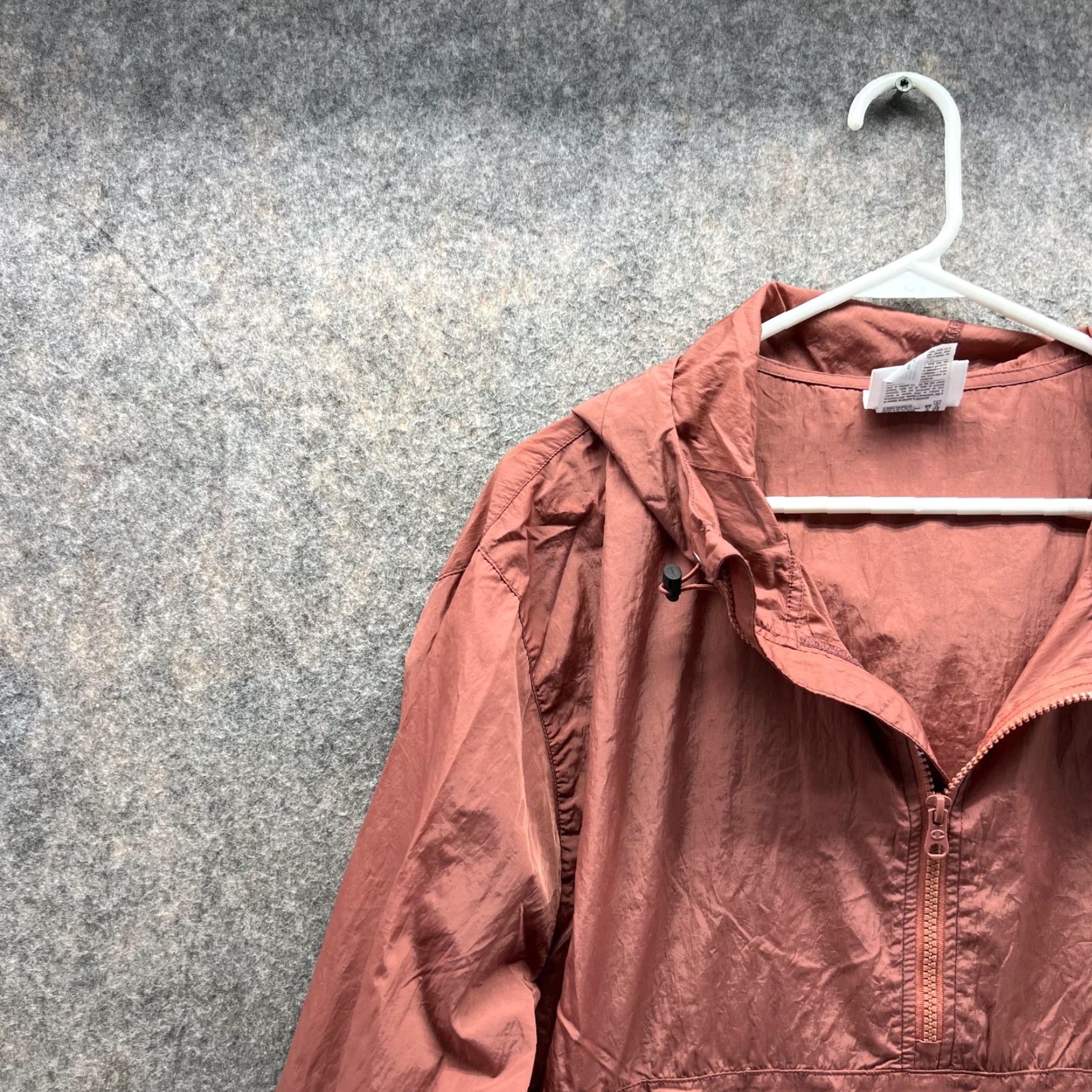 Champion VINTAGE Champion Jacket Anorak Hooded Windbreaker Sweatshirt 1/4 Zip Brown Large Men Size US L / EU 52-54 / 3 - 3 Thumbnail