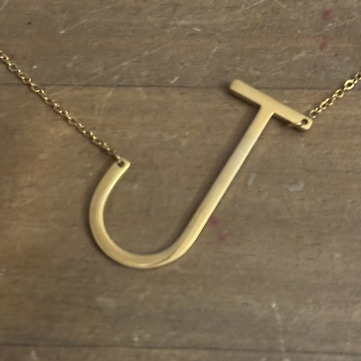 Other Gold tone initial letter J necklace Size ONE SIZE - 4 Thumbnail