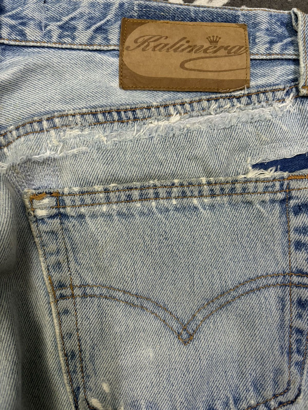 Kapital Vintage Levis 501 Patchwork Jeans Reconstructed by Kalimera Size US 32 / EU 48 - 16 Thumbnail