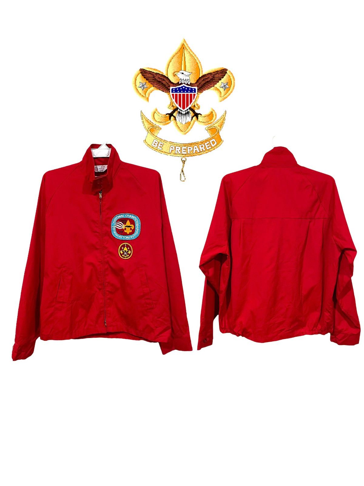 Vintage 1973' OMBRA BSA Official Jacket Boy Scout USA Talon Zipper Size US L / EU 52-54 / 3 - 2 Thumbnail