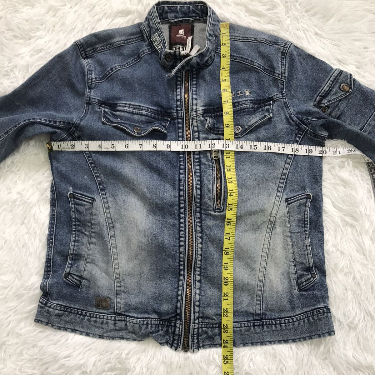 Japanese Brand I’Z Frontier toughness stretch denim jacket Size US M / EU 48-50 / 2 - 6 Thumbnail