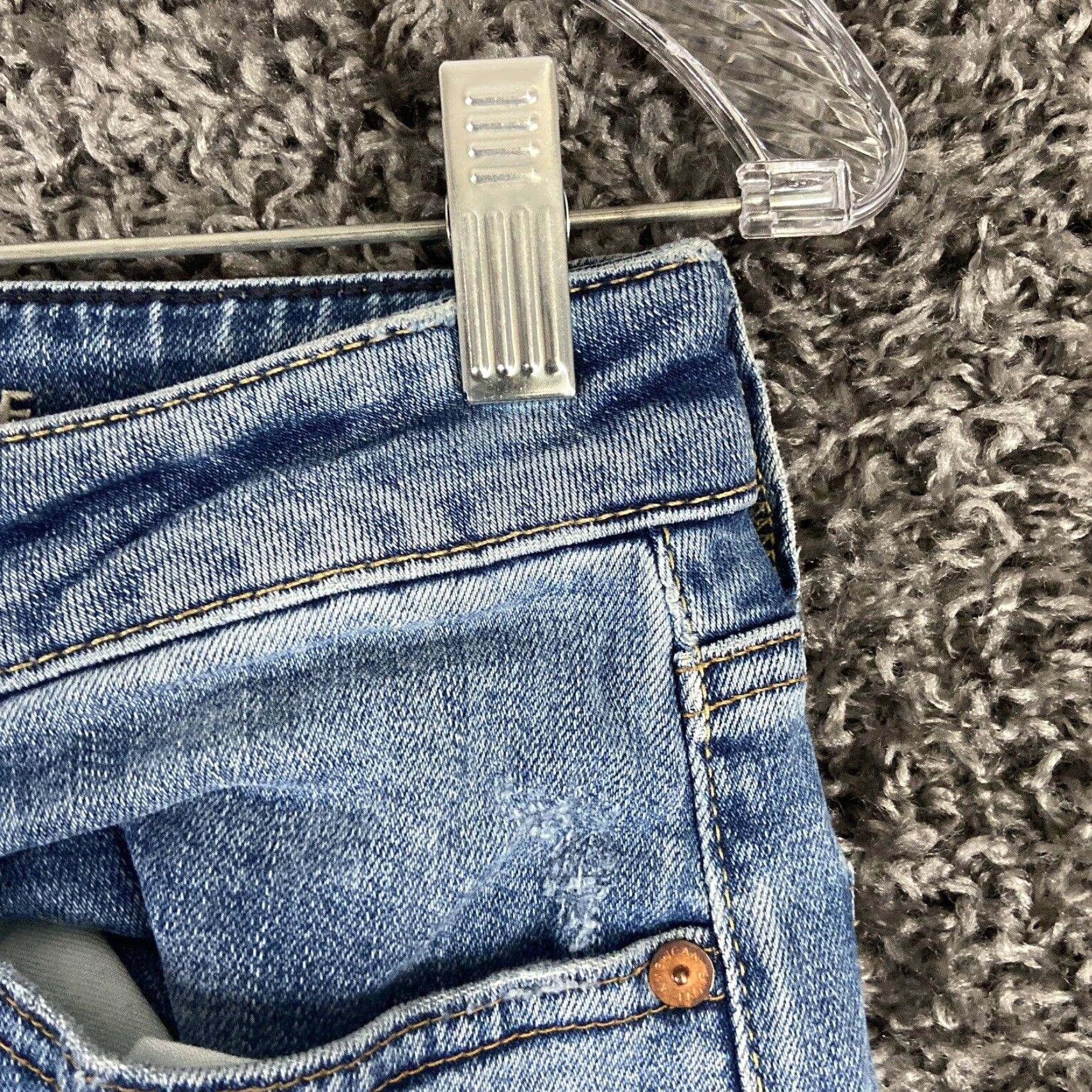 American Eagle Outfitters VINTAGE? No. Use: American Eagle Outfitters Jeans Slim 28x27 Men Blue Distressed Straight 27 Inseam Mens Size US 28 / EU 44 - 5 Thumbnail