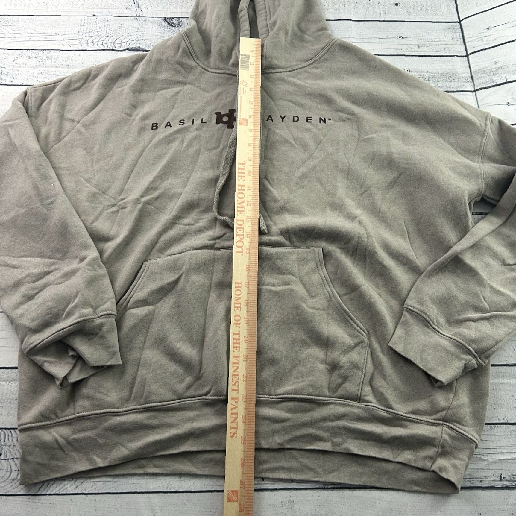 Vintage Basil Hayden Pullover Hoodie Sweatshirt Men XL Beige Brown Pullover Hoodie Basil Hayden Men XL Beige Sweatshirt Size US XL / EU 56 / 4 - 2 Thumbnail