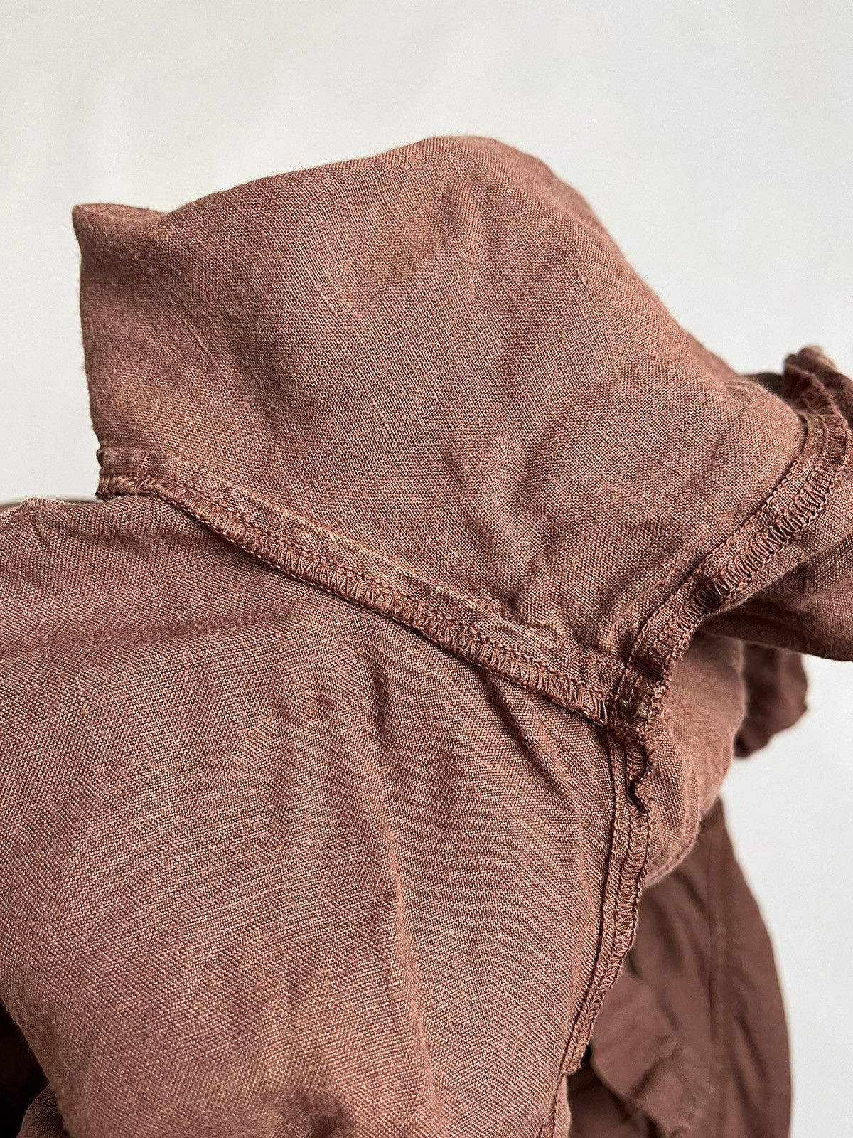 Transit TRANSIT PAR SUCH 350 Brown Linen Lightweight Blazer Jacket Size L / US 10 / IT 46 - 21 Thumbnail