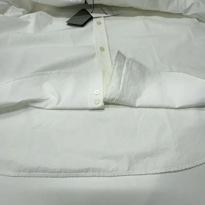 Balenciaga Balenciaga Balenciaga Embroidered Logo White Shirt -2507 Size US XXS / EU 40 - 9 Thumbnail