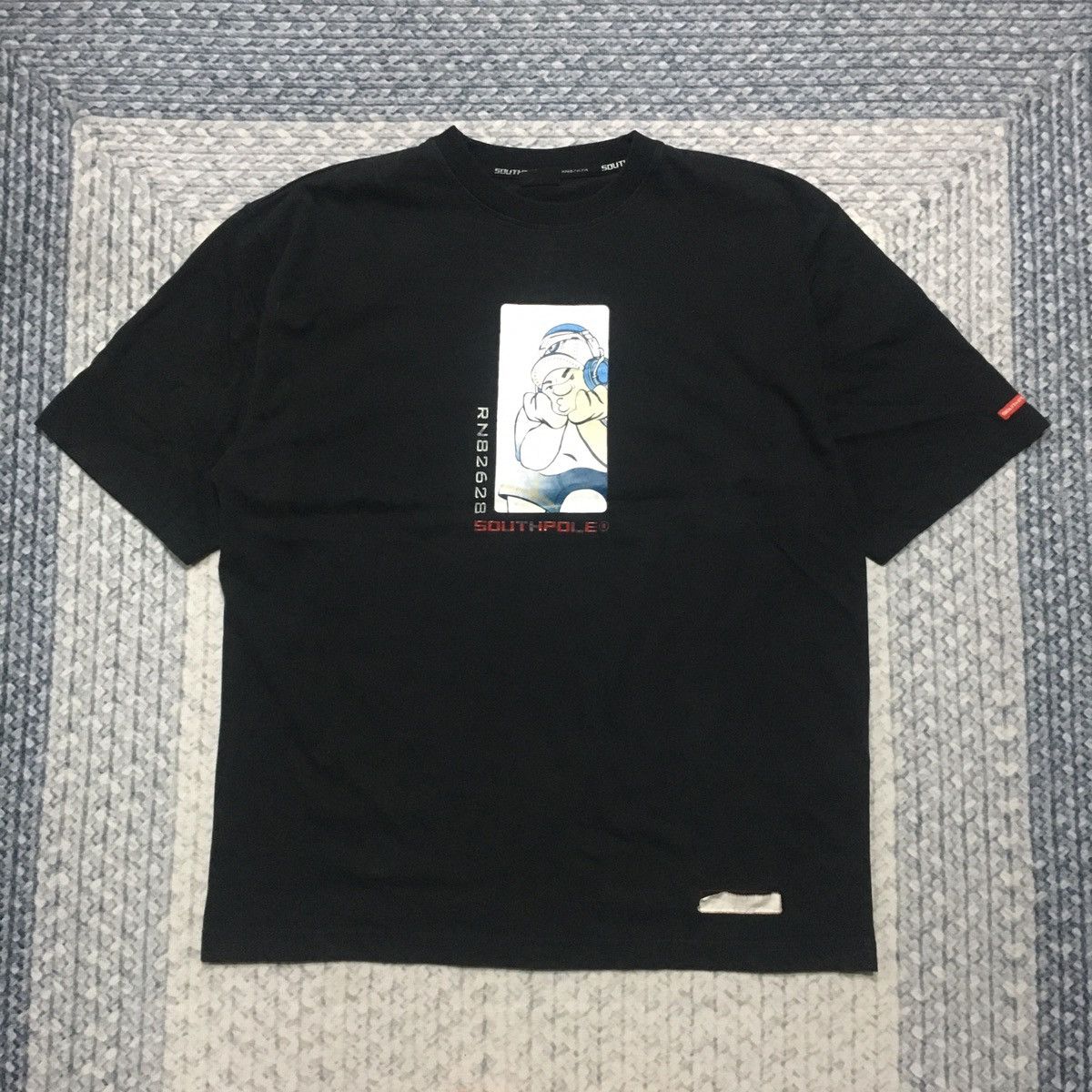 image of Jnco x Southpole Hot Item Vintage Southpole Hip Hop Tees in Black, Men's (Size XL)