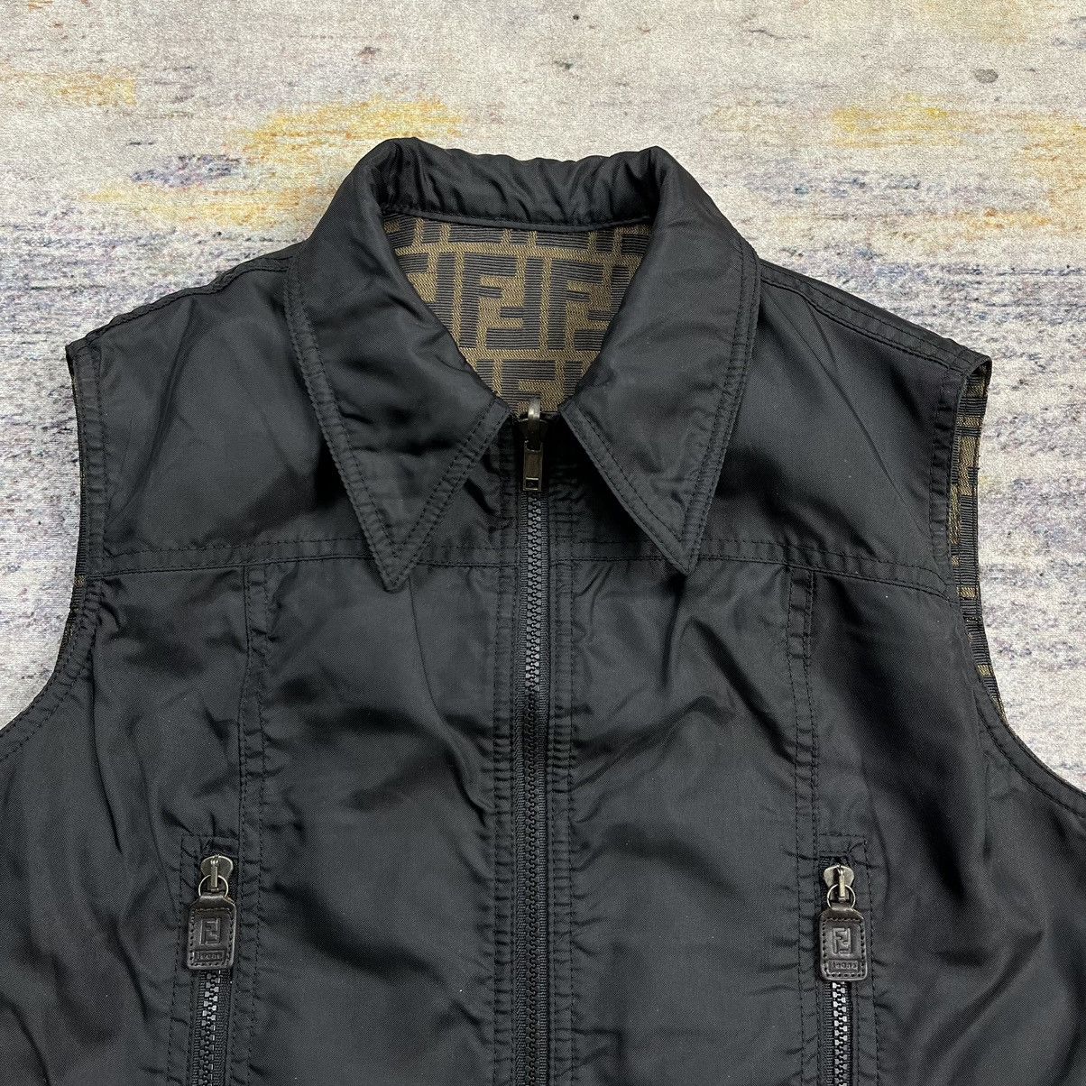 Fendi × Vintage VIntage 90s Fendi zucca reversible vest Size S / US 4 / IT 40 - 6 Thumbnail