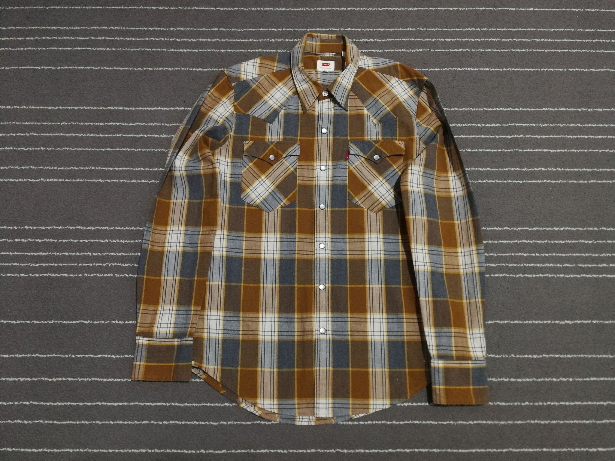 Levi's Levis san Francisco western snap button S 2000 Size US S / EU 44-46 / 1 - 1 Thumbnail