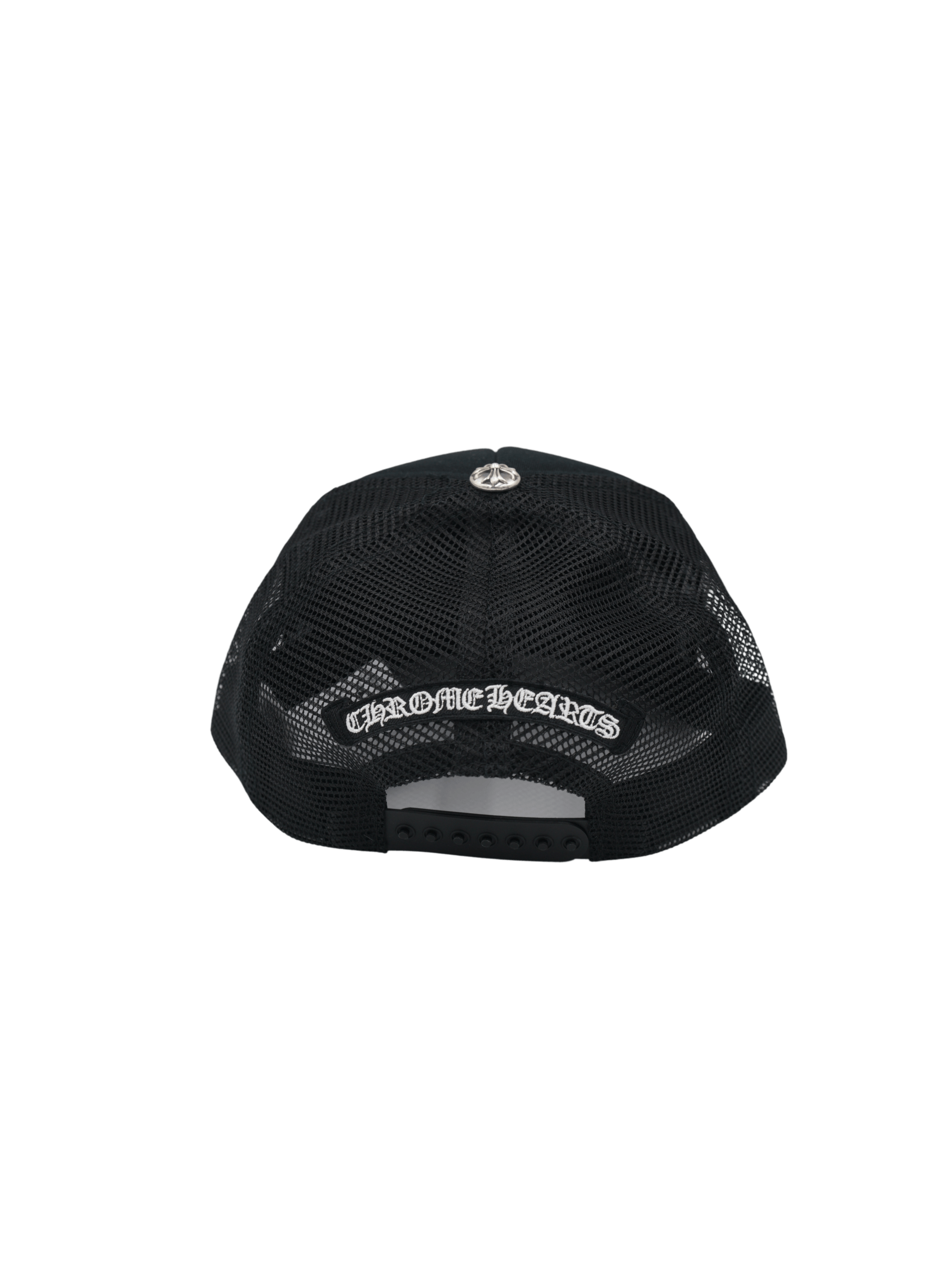 Chrome Hearts Chrome Hearts Pony Hair Cemetery Cross Patch Trucker Hat Size ONE SIZE - 3 Thumbnail