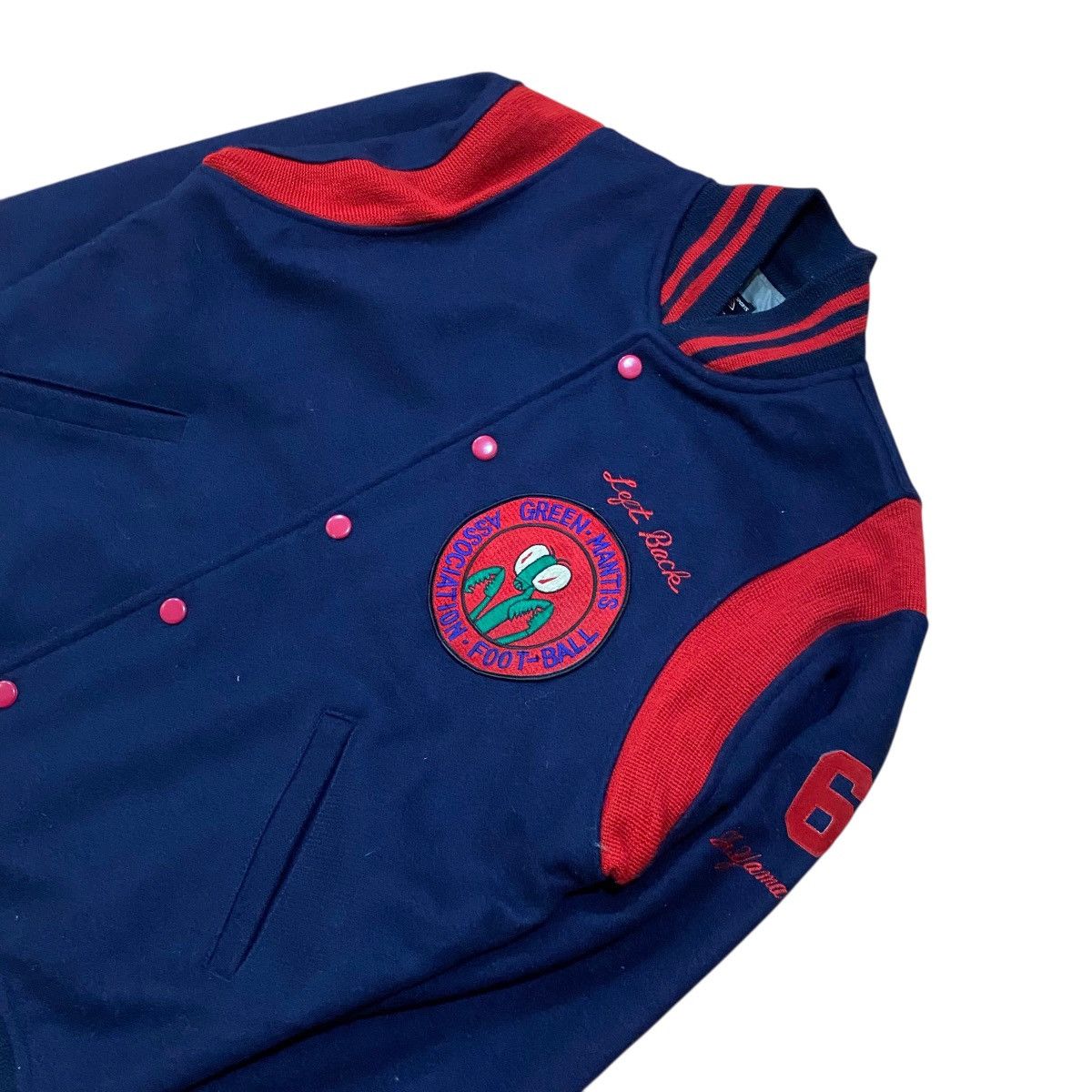 Vintage ☀️Vintage Green Mantis Association Football wool varsity Size US M / EU 48-50 / 2 - 4 Thumbnail