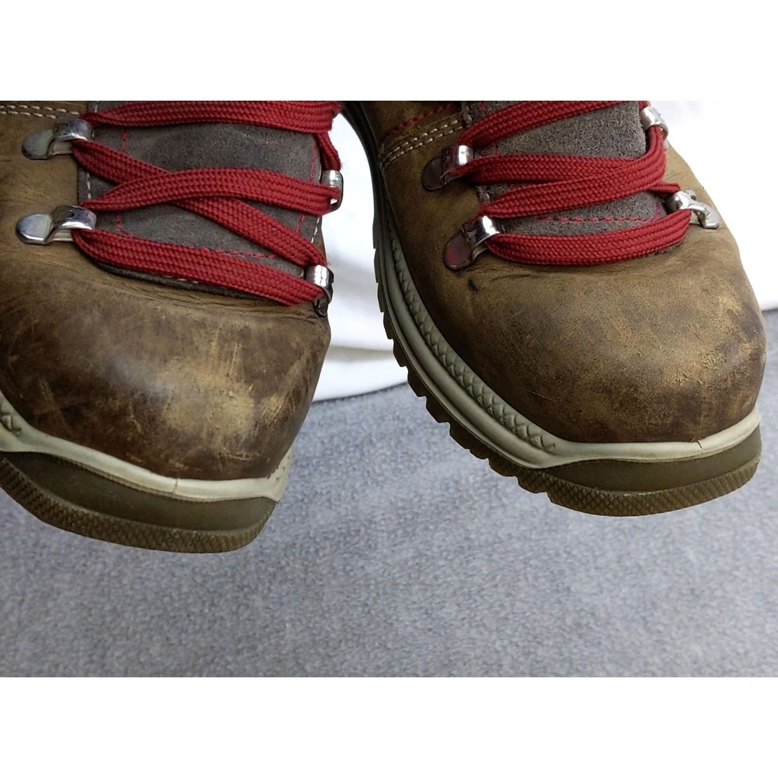 Vintage Santana Canada Boots Womens 7 38 Brown Gray Fur Lined Winter Snow Hiking Size US 7 / IT 37 - 4 Thumbnail