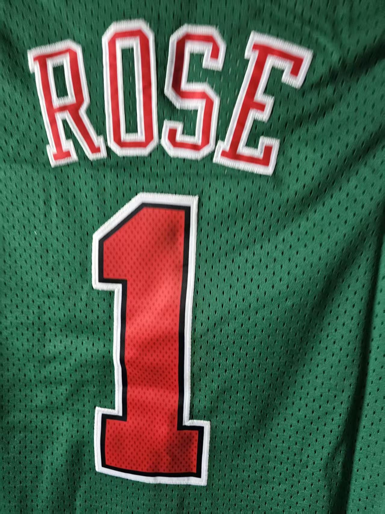 NBA Chicago Bulls 1 Derrick Rose Jersey Stitched Green Size US M / EU 48-50 / 2 - 3 Thumbnail
