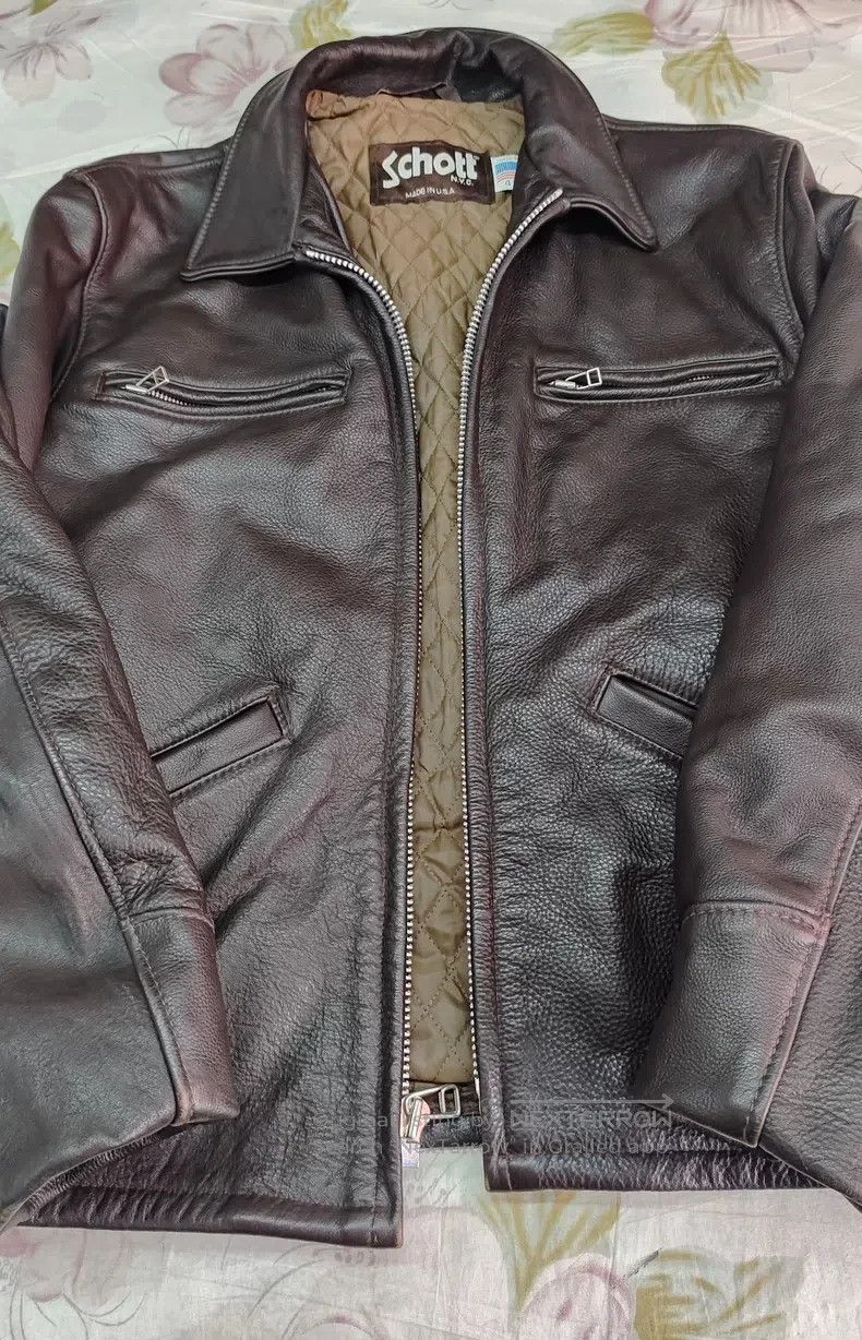Other Men's heavy oil wax motorcycle lapel classic jacket Size US S / EU 44-46 / 1 - 9 Thumbnail