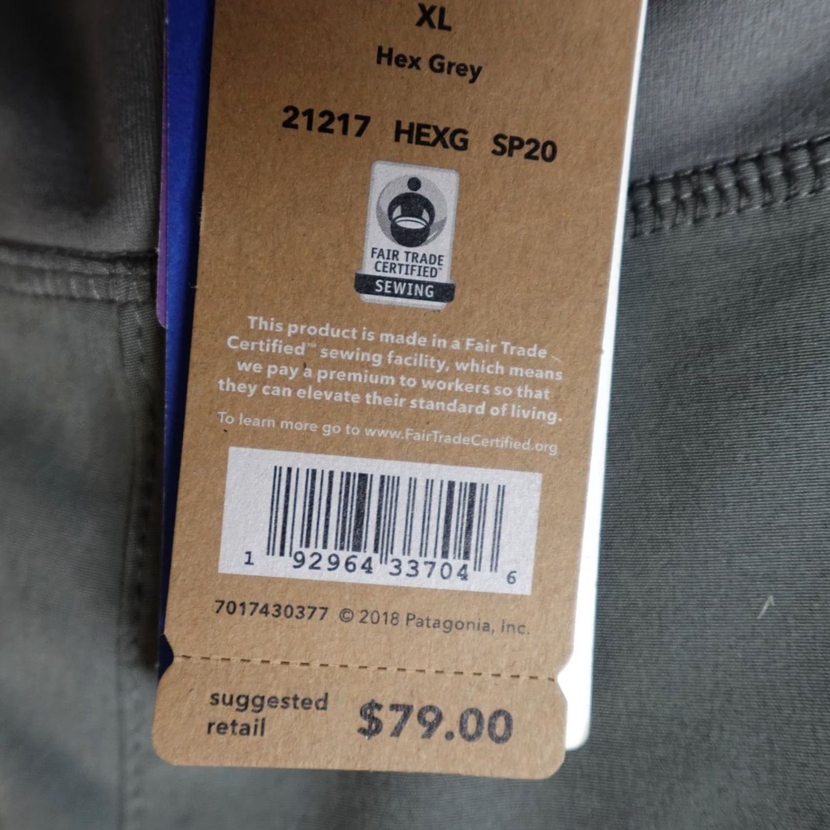 Patagonia Patagonia Womens Pants XL Gray Happy Hiking UPF 50+ NEW Tapered Ankle Performance Activewear Spring Fall Summer Shoes? Size 40" / US 18 - 5 Thumbnail