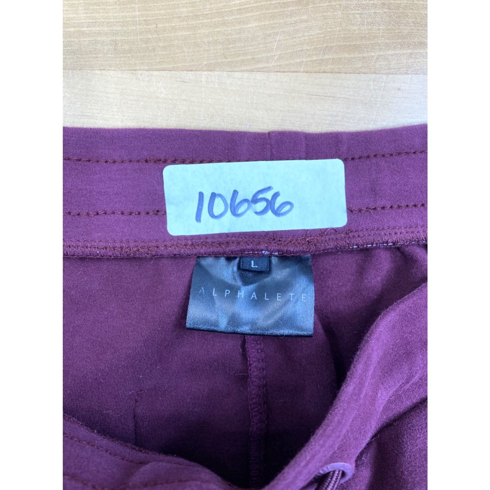 Vintage Alphalete Joggers Mens L Maroon Activewear Gym Training Drawstring Pants Size ONE SIZE - 3 Thumbnail