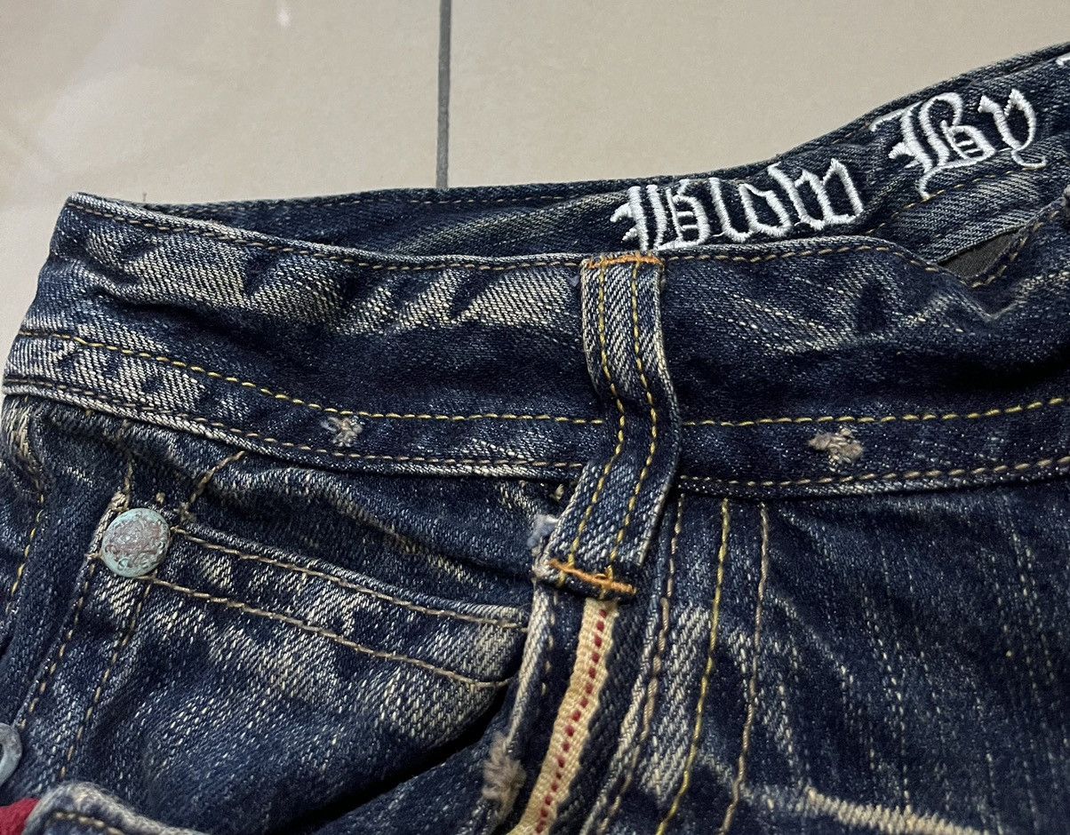 If Six Was Nine blow by blue distressed mud rusty thunder denim buckle back Size US 32 / EU 48 - 21 Thumbnail