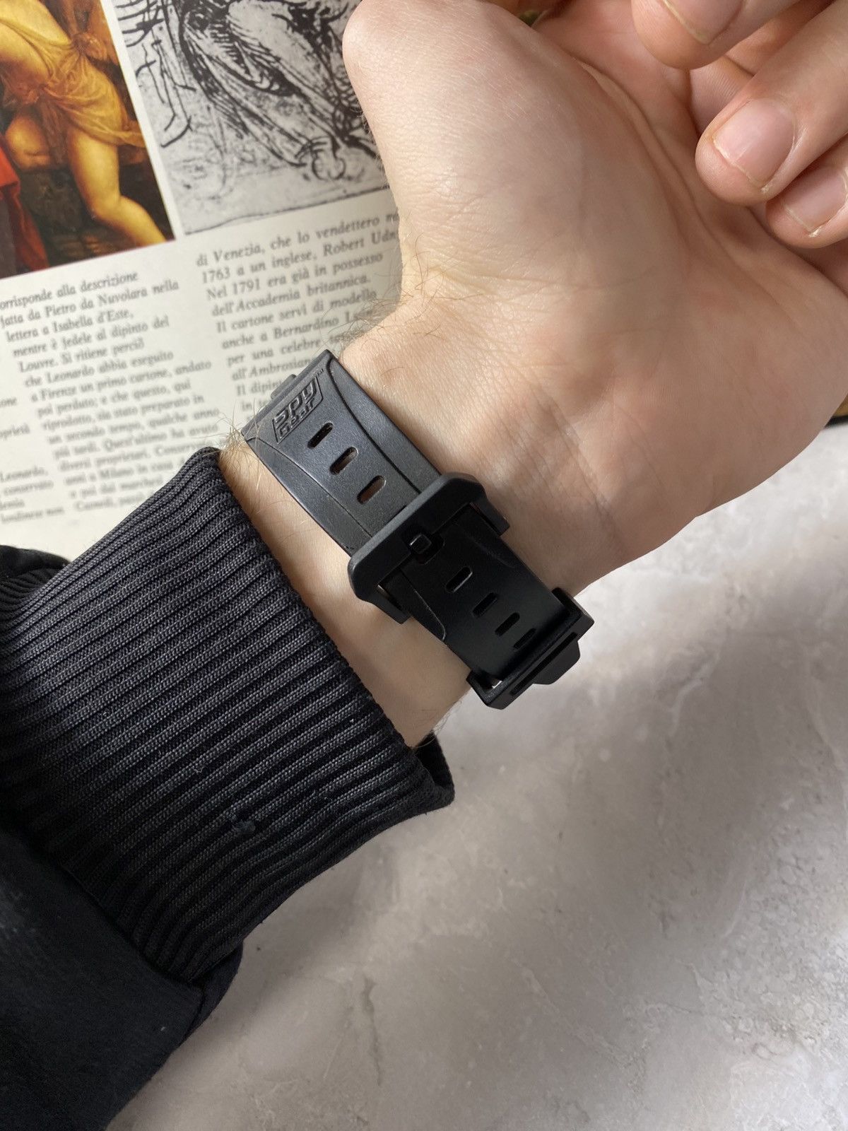 Japanese Brand Vintage Digital Watch. Y2K Techwear. Futuristic Shutter Size ONE SIZE - 6 Thumbnail