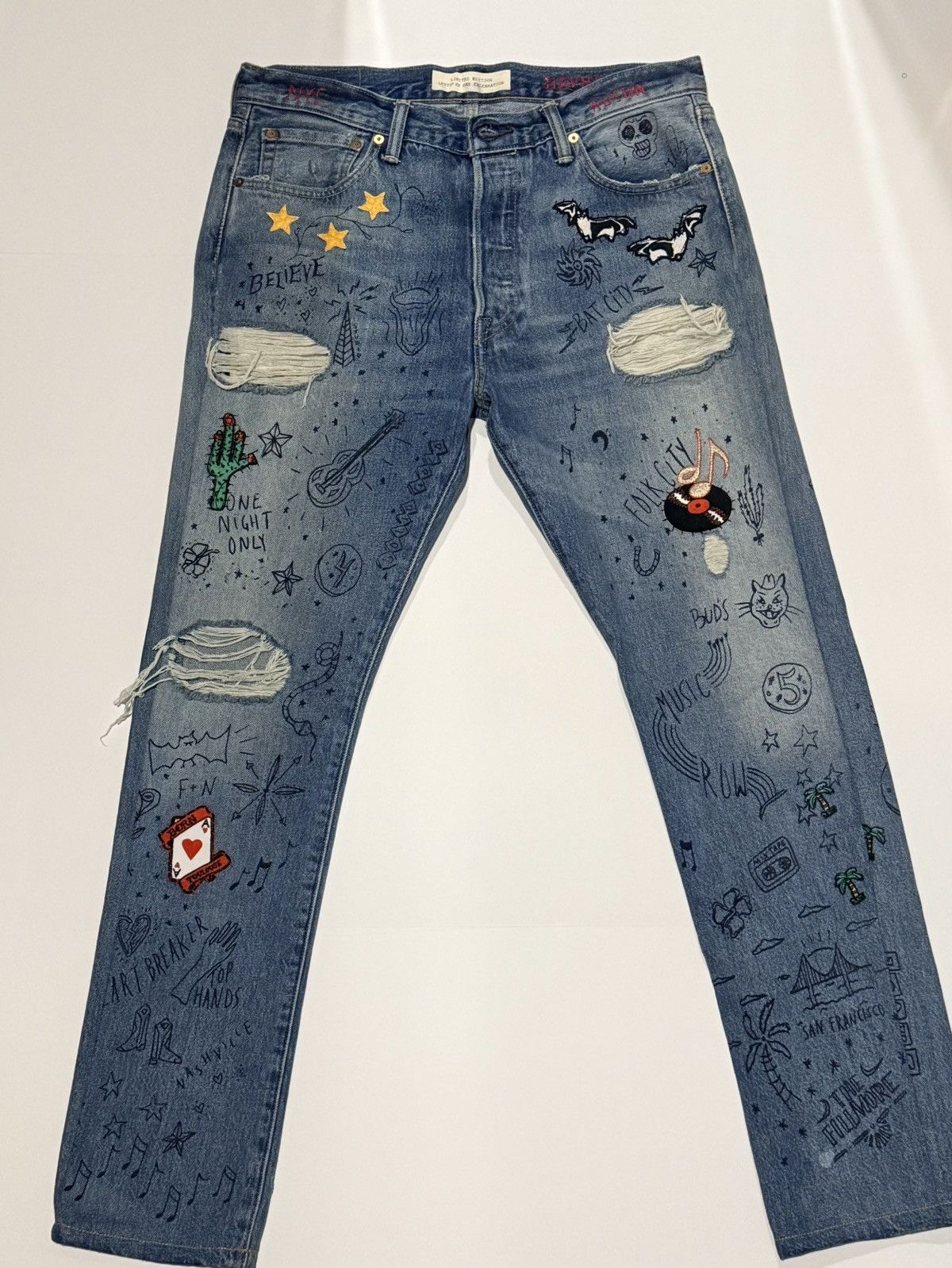 Levi's Levis Limited Edition XX Day Celebration Jeans Size US 34 / EU 50 - 3 Thumbnail