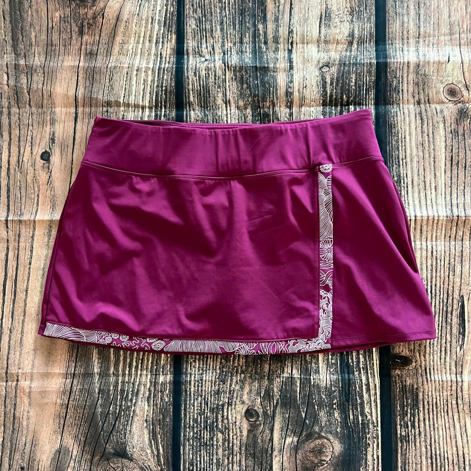 Tommy Bahama Tommy Bahama Women's XL Pink/Purple Golf Tennis Skort Size 32" / US 10 / IT 46 - 3 Thumbnail