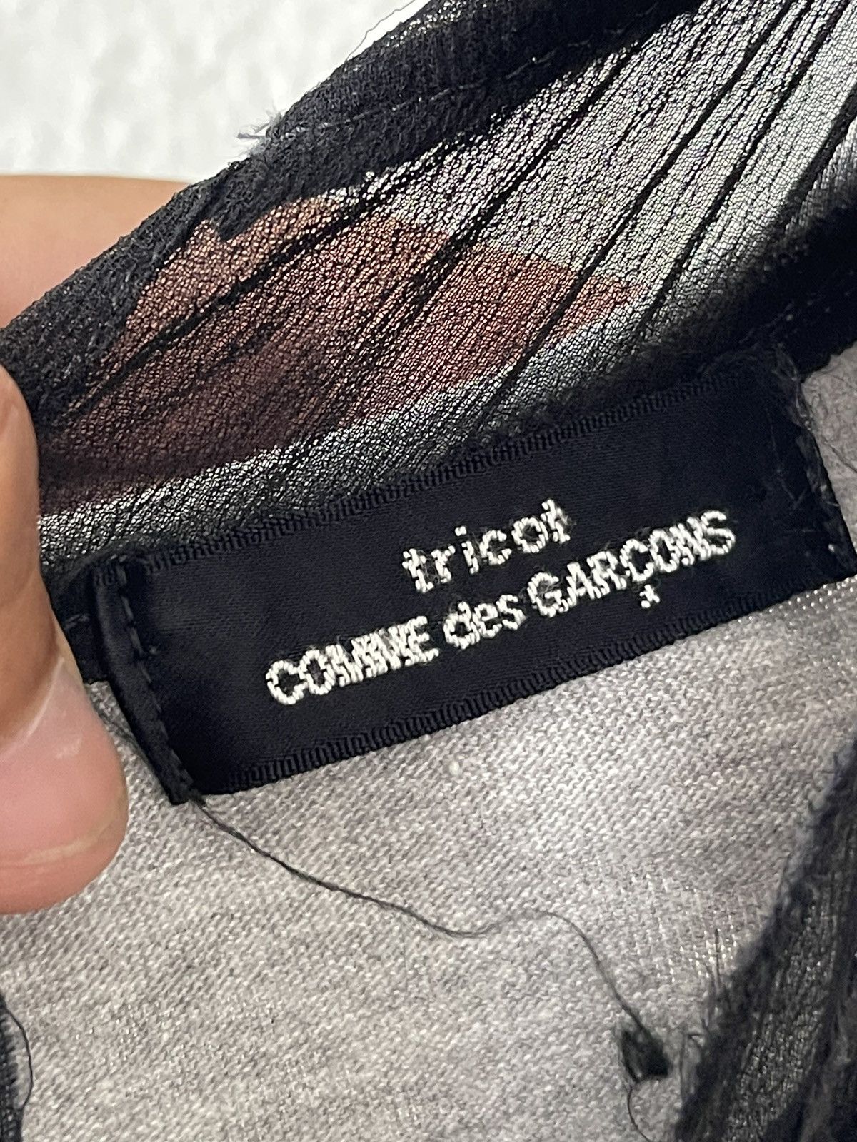 Tricot Comme des Garcons AD2009 Tricot Comme Des Garcons Pearl Hybrid Tee Size S / US 4 / IT 40 - 5 Thumbnail