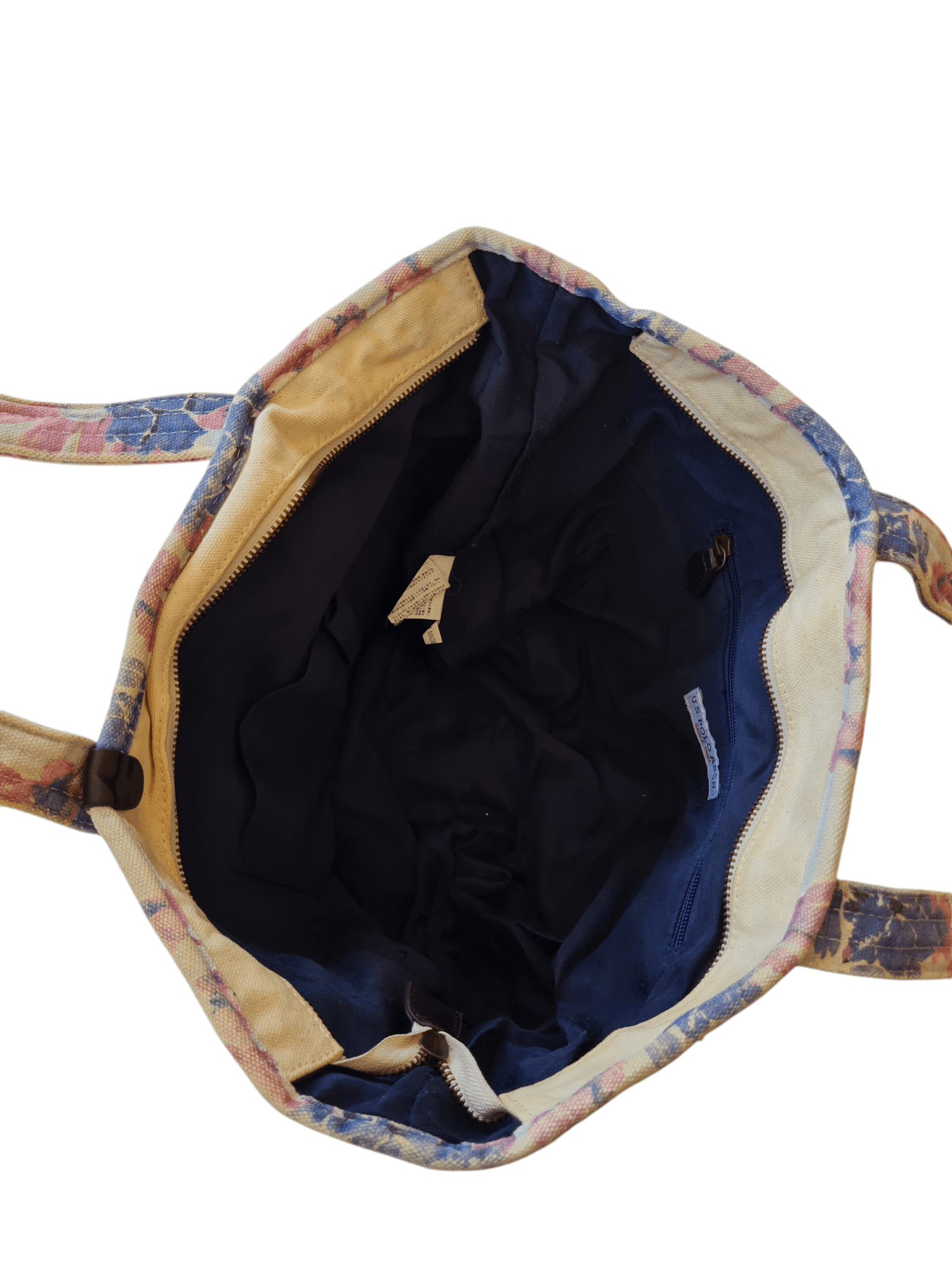 U.S. Polo Assn. × Vintage U.S POLO ASSN TOTE BAG KANVAS Size ONE SIZE - 7 Thumbnail