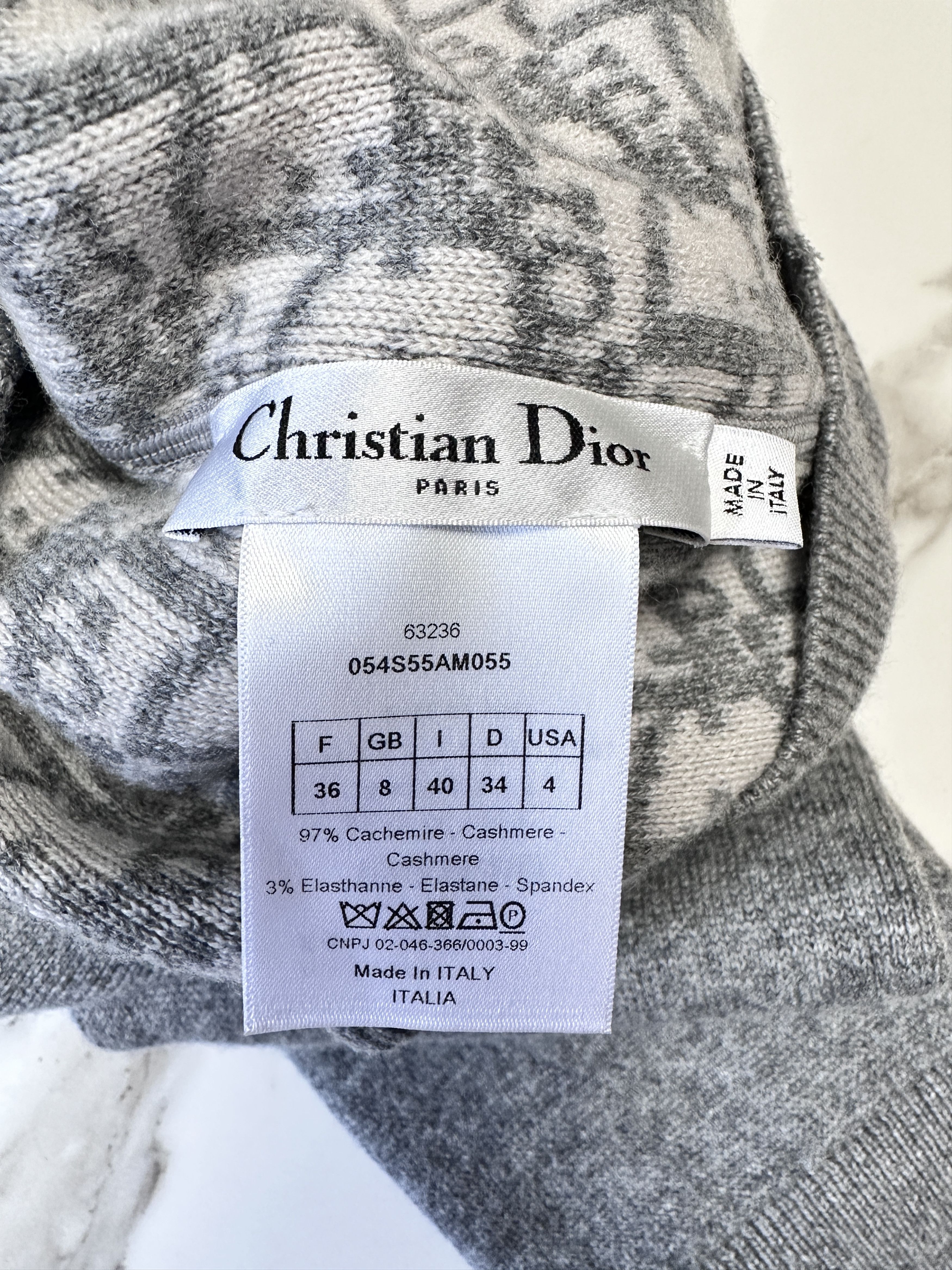 Dior Dior REVERSIBLE cashmere sweater Size XS / US 0-2 / IT 36-38 - 7 Thumbnail