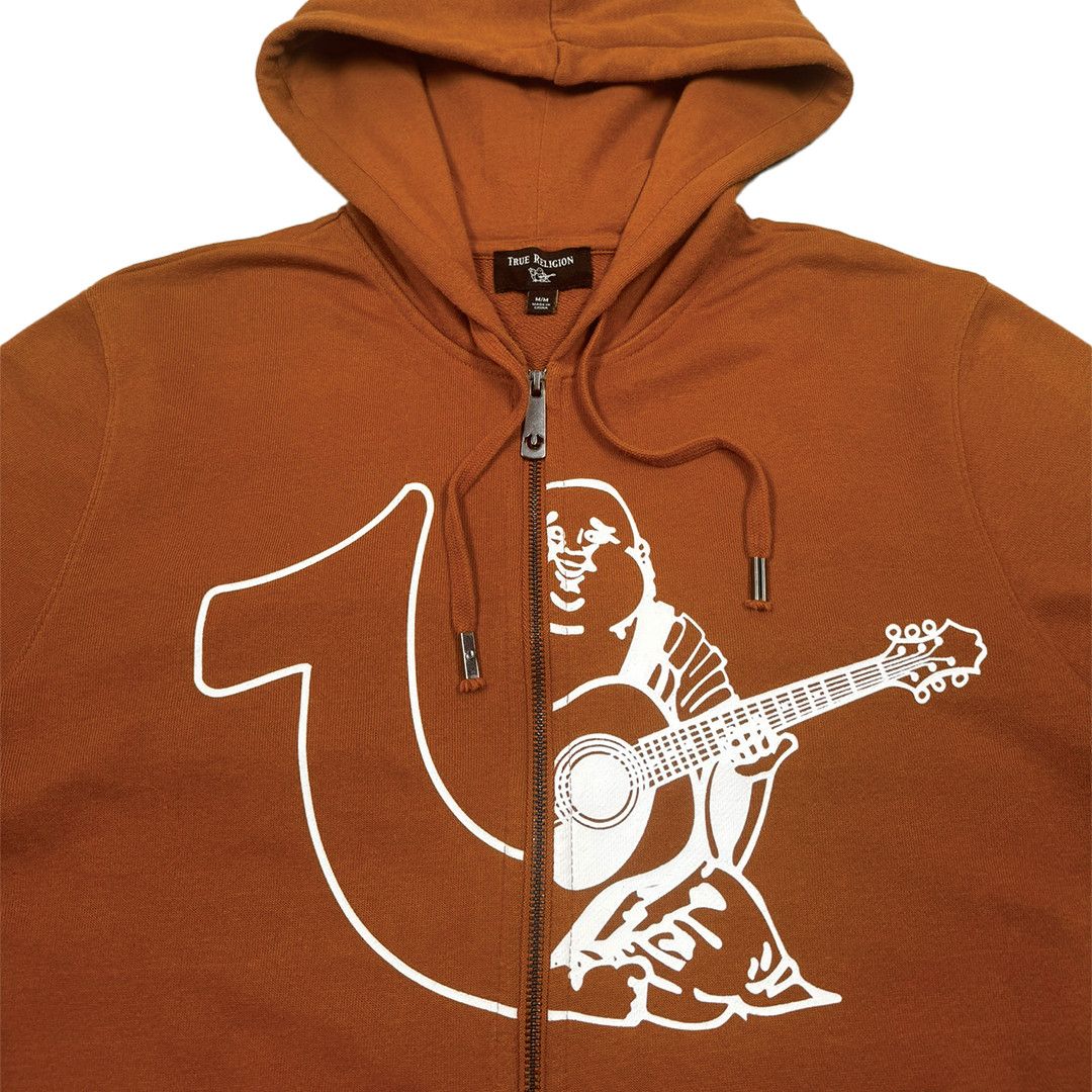 True Religion True Religion - 1/2 Logo Graphic Hooded Jacket - Brown - M Size US M / EU 48-50 / 2 - 3 Thumbnail
