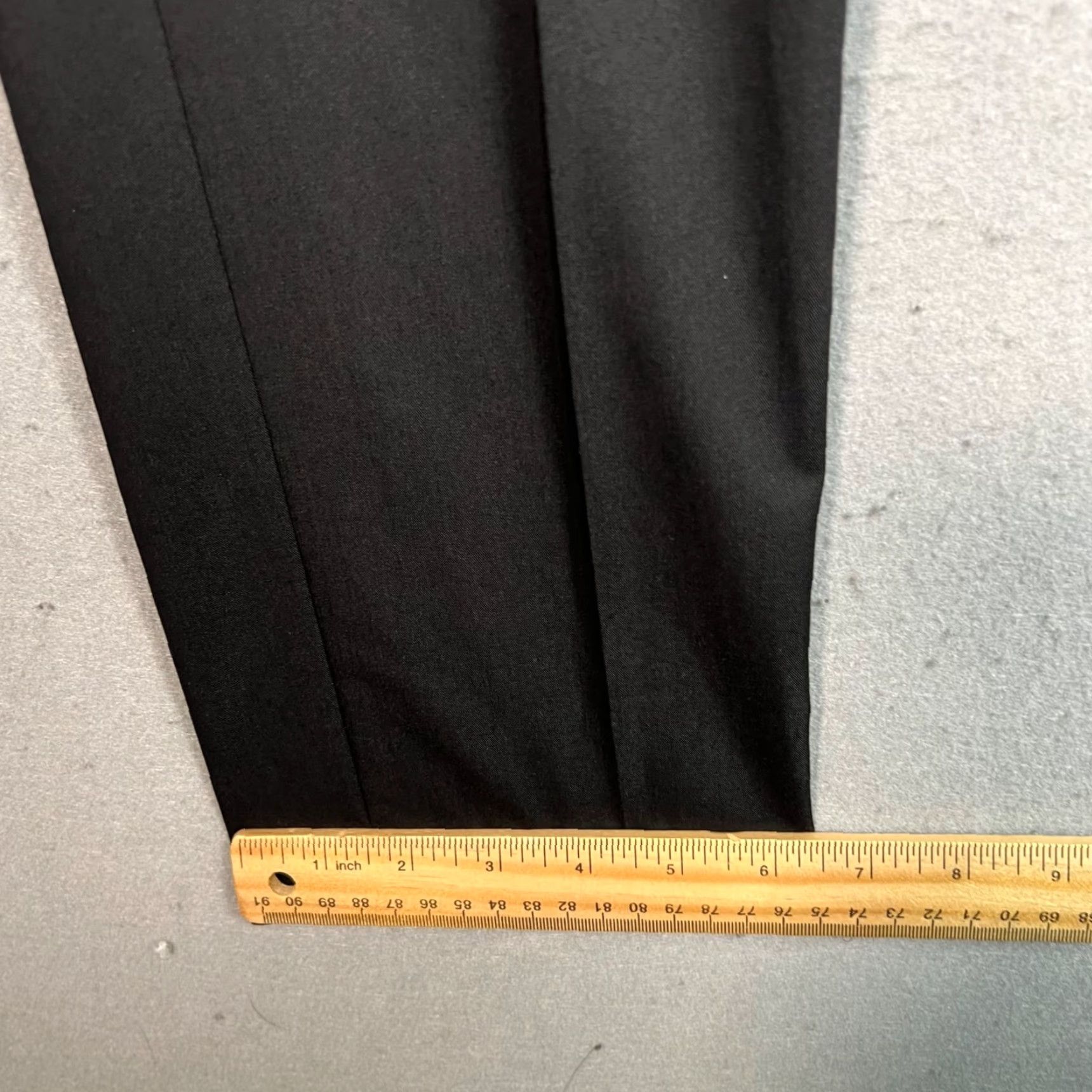 Zara Zara Mens Pants Dress Black Slim Fit 31 Inseam 31 Flat Front Tapered Regular Size 31 Size US 31 - 7 Thumbnail