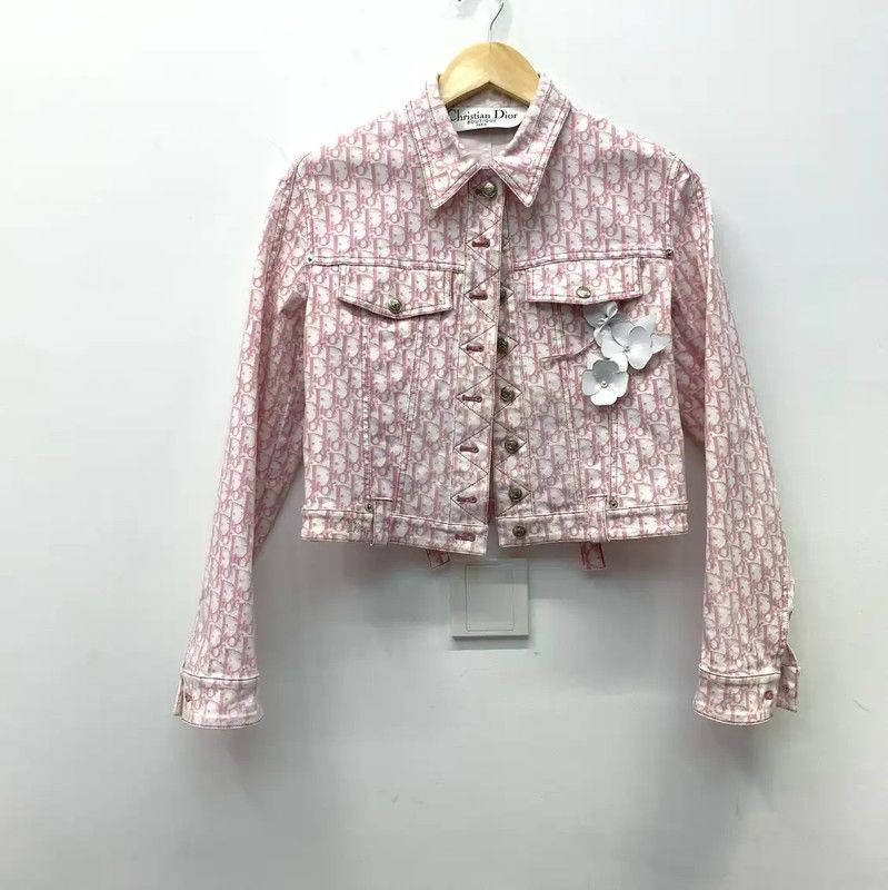 Dior Dior Pink Cotton Women's Jacket 0089 Size M / US 6-8 / IT 42-44 - 1 Thumbnail